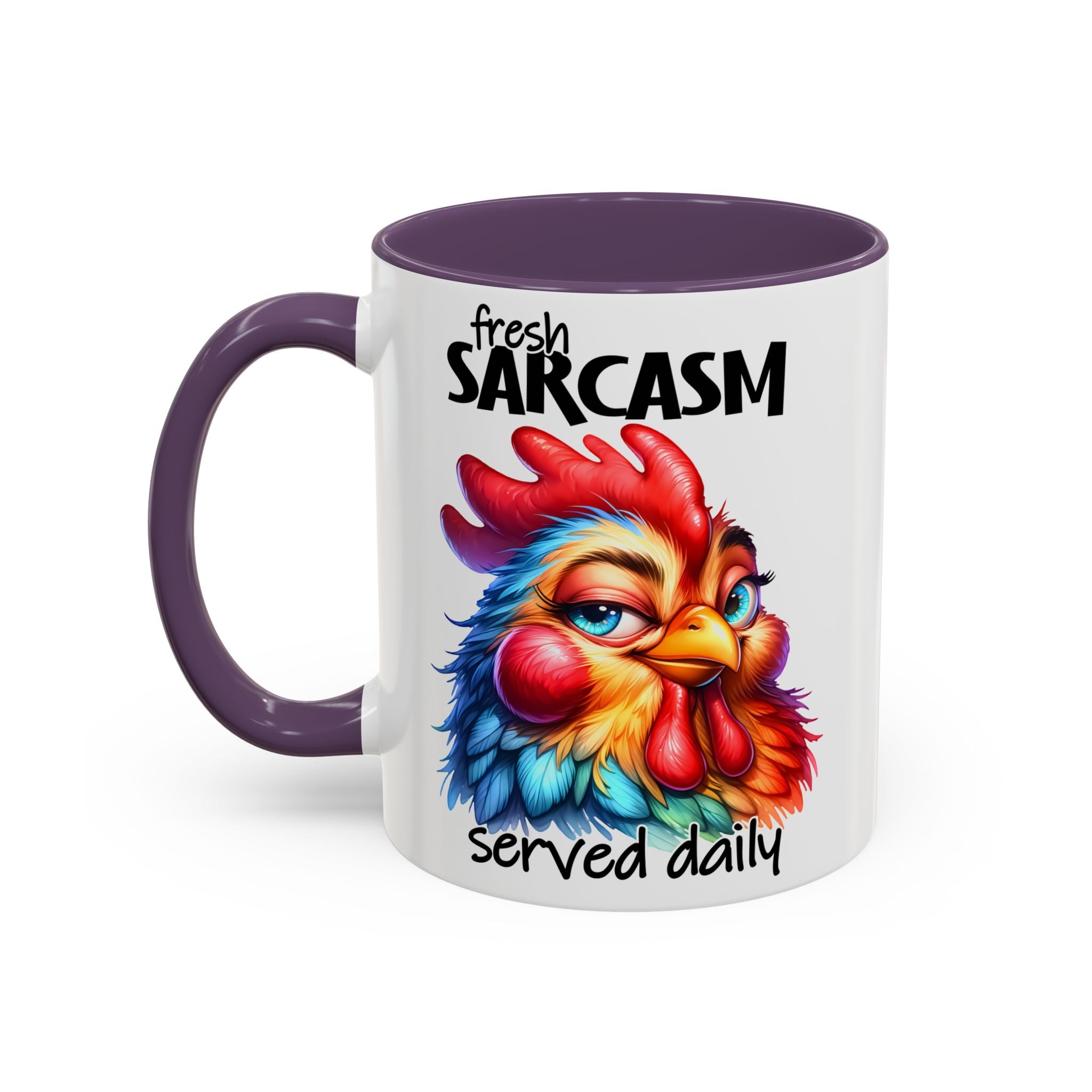 Fresh Sarcasm Served Daily – Chubby Chicken Mug