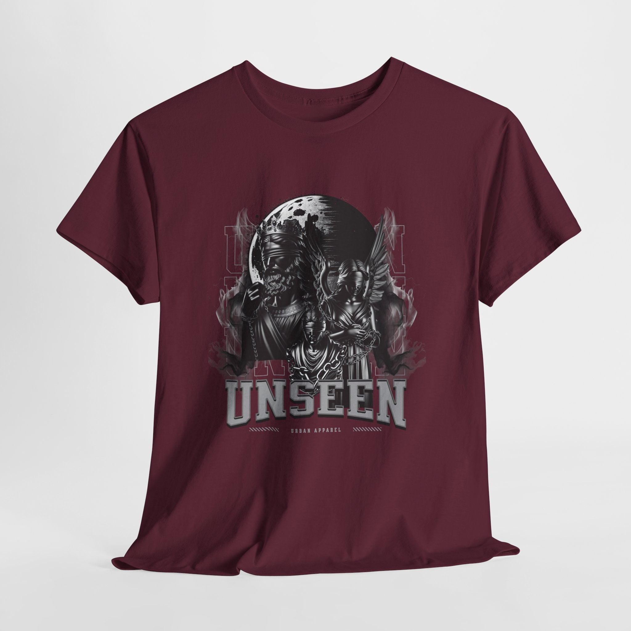 "Unseen" Blindfolded Figures with Chains - Dark Urban Apparel Digital Art