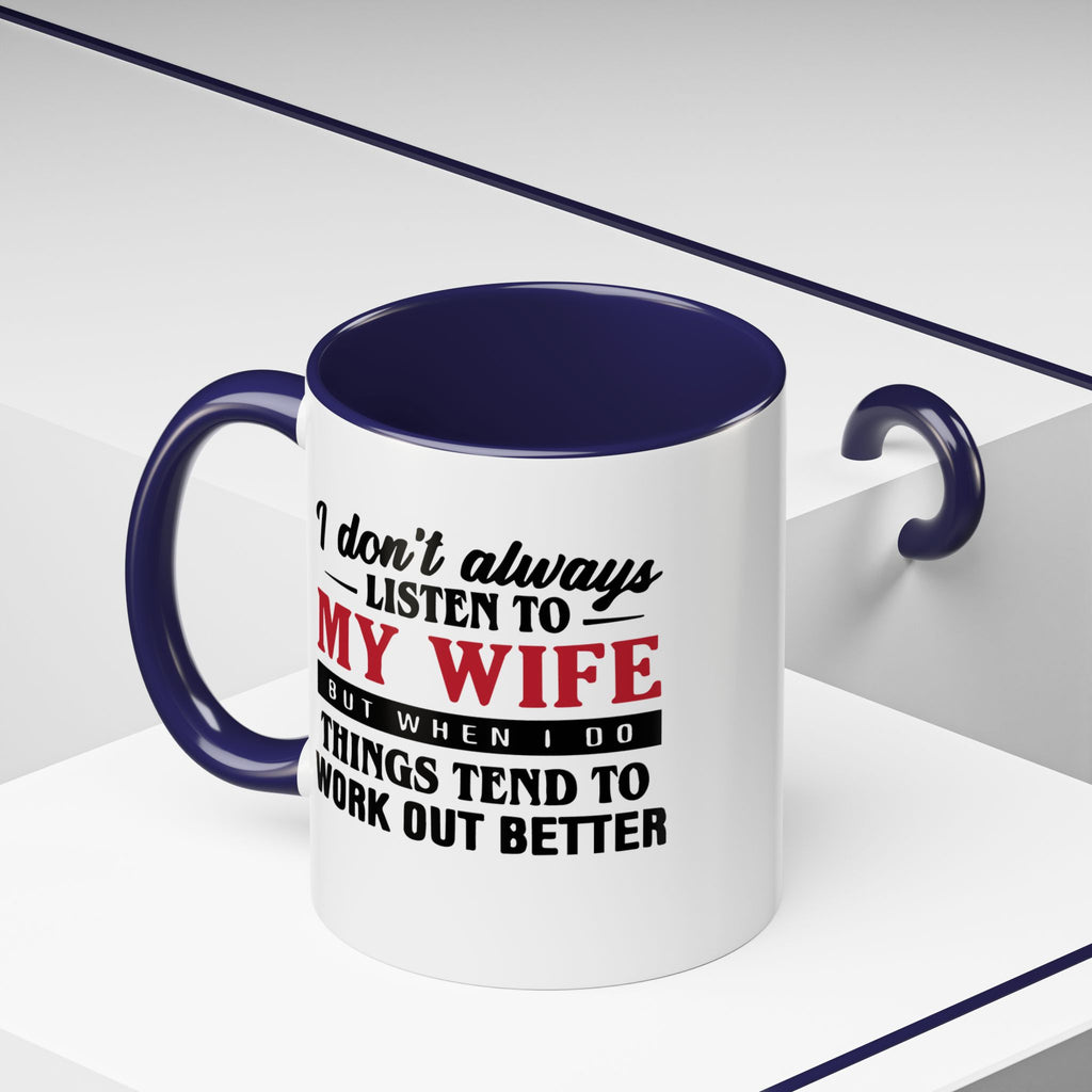 Funny Husband Coffee Mug – 11oz & 15oz Humor Quote, Colorful Interior