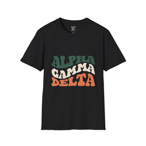 Alpha Gamma Delta T-Shirt – Greek Letters Shirt, Sorority Style Tee, Retro College Greek Life Apparel