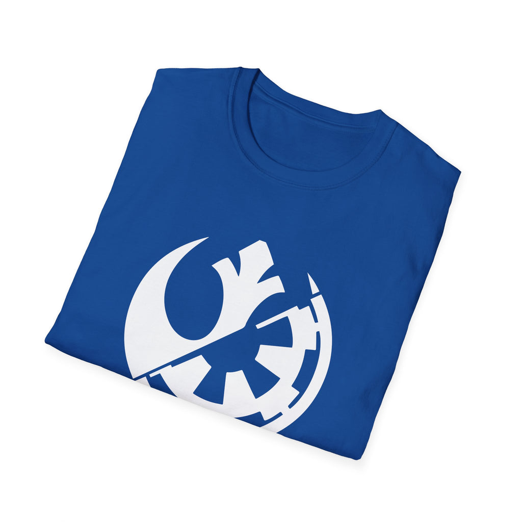 Choose Wisely – Jedi & First Order Split Logo Tee