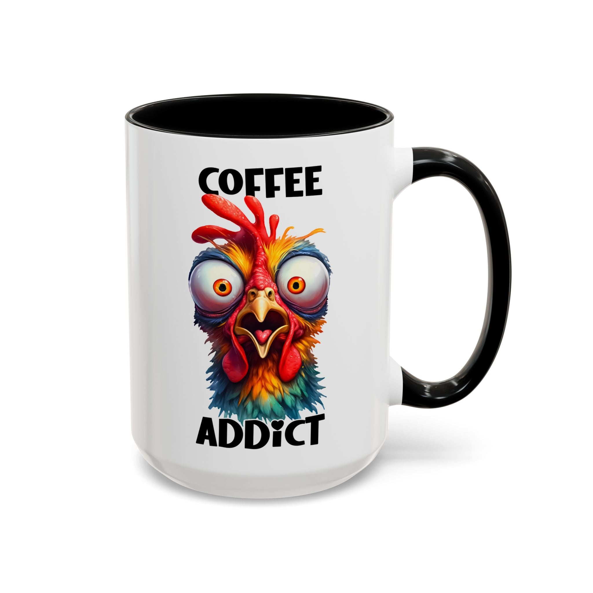 Coffee Addict – Perplexed Chicken Mug