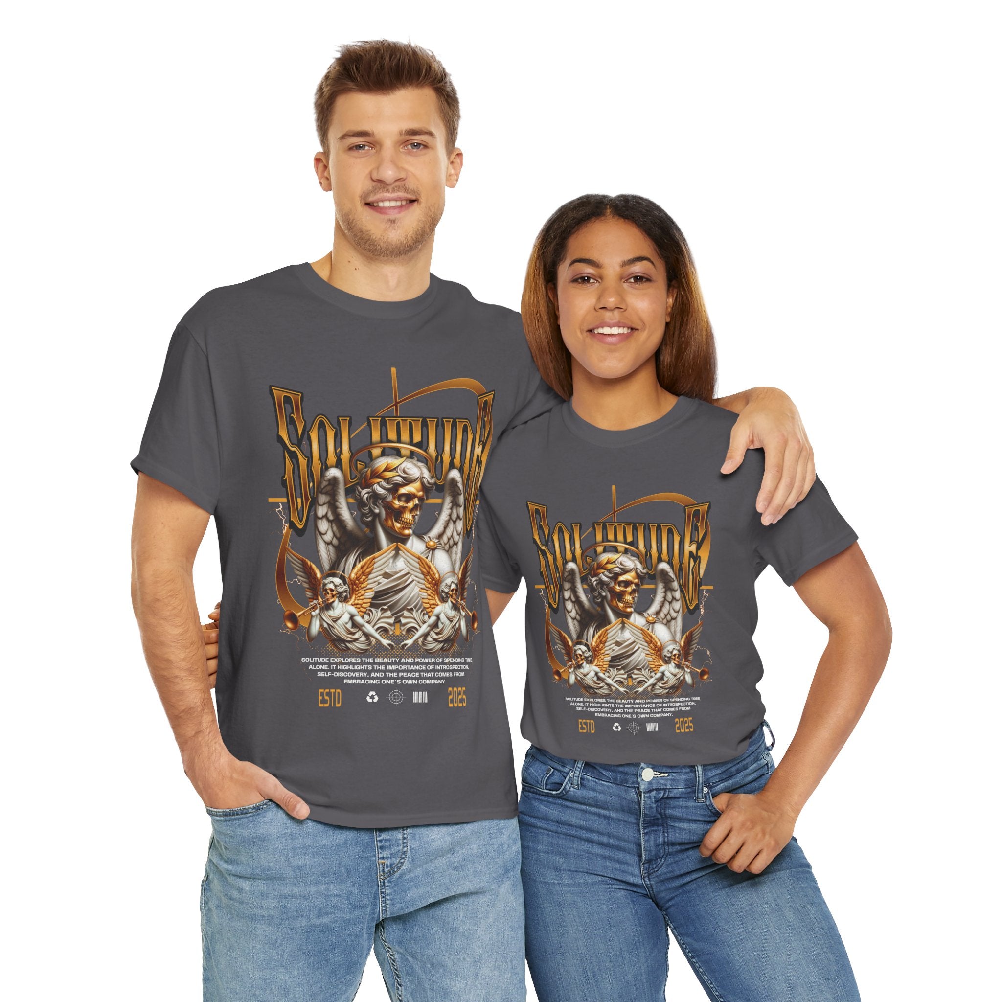 "Wings of Sin" - Gothic T-Shirt Design