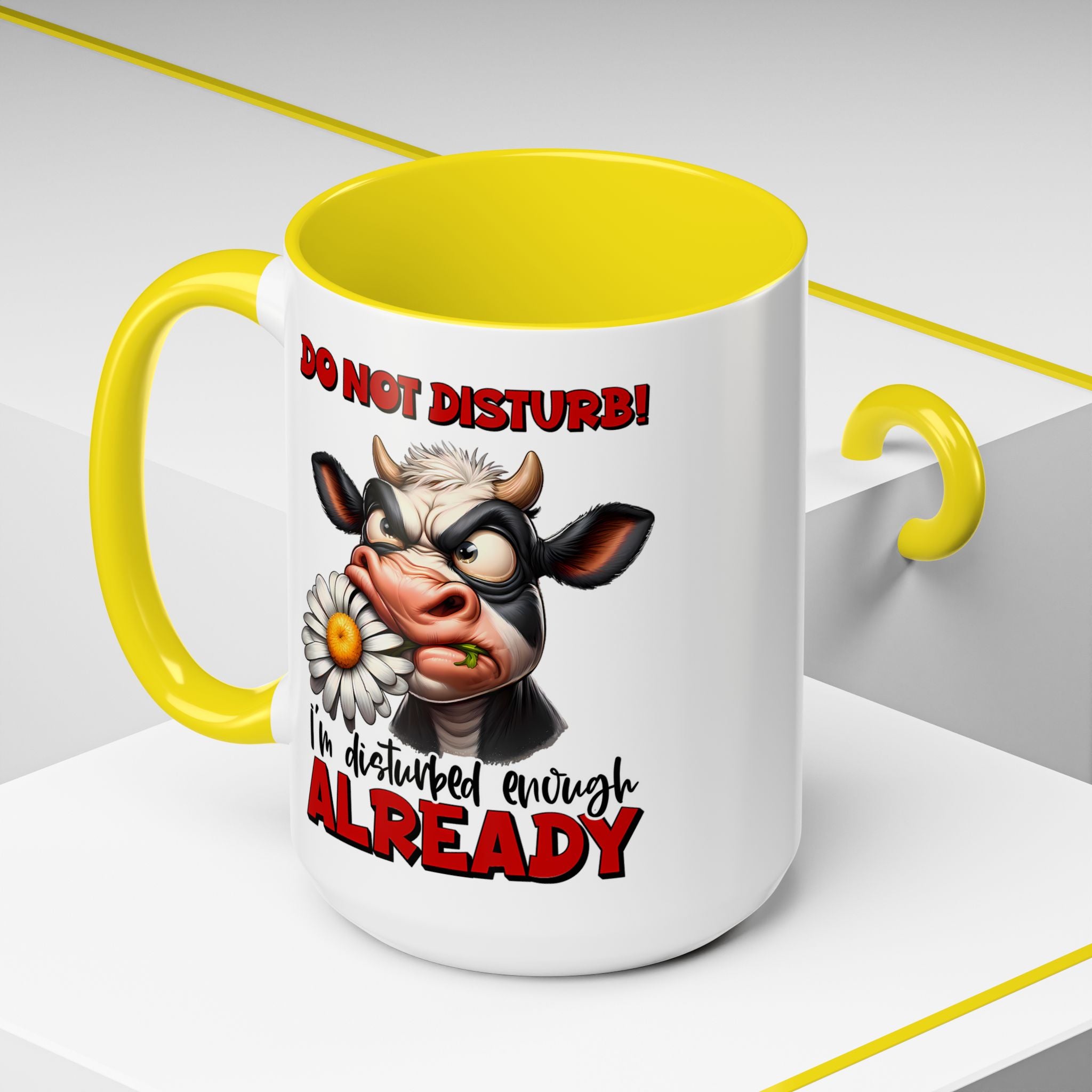 Disturbed & Caffeinated Coffee Mug