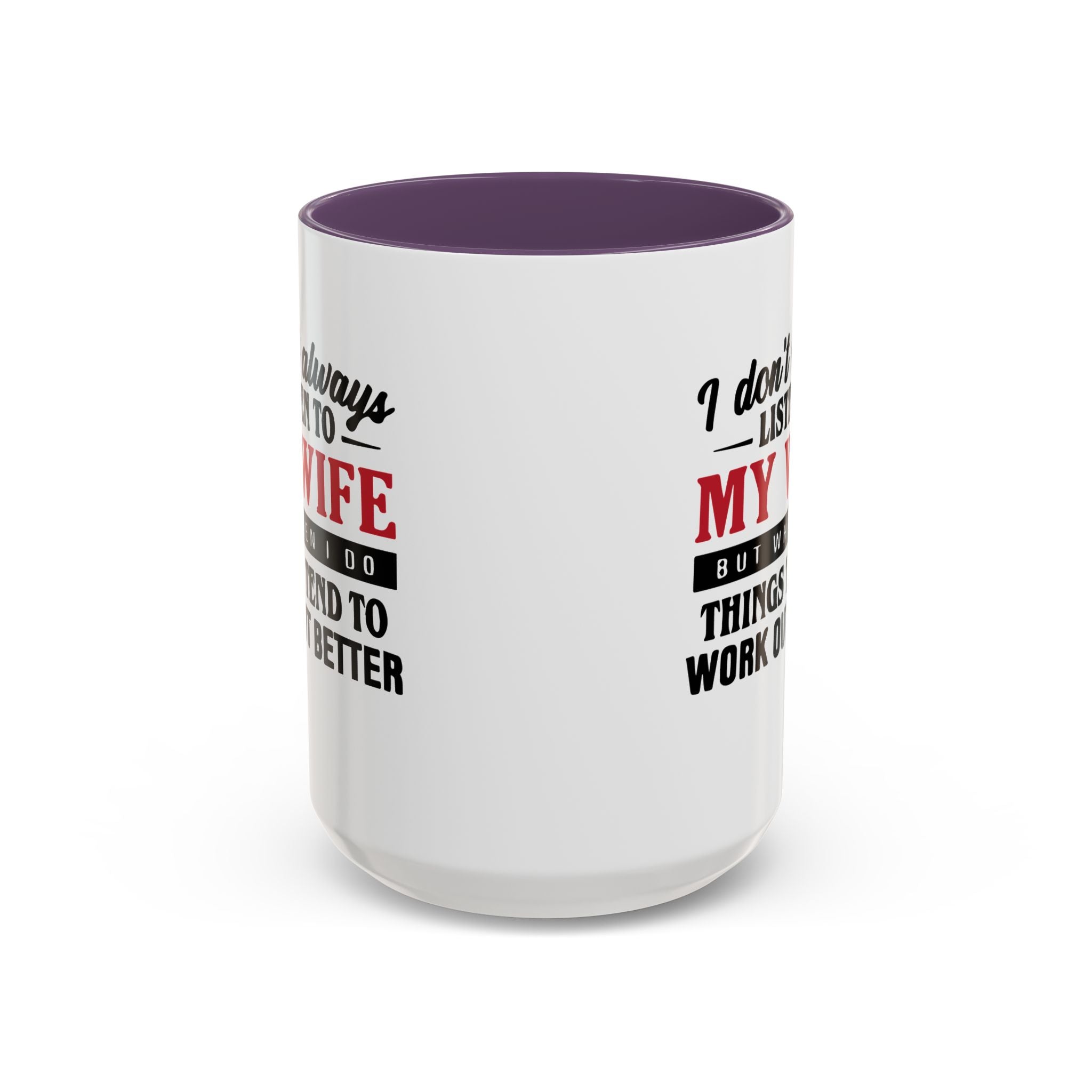 Funny Husband Coffee Mug – 11oz & 15oz Humor Quote, Colorful Interior
