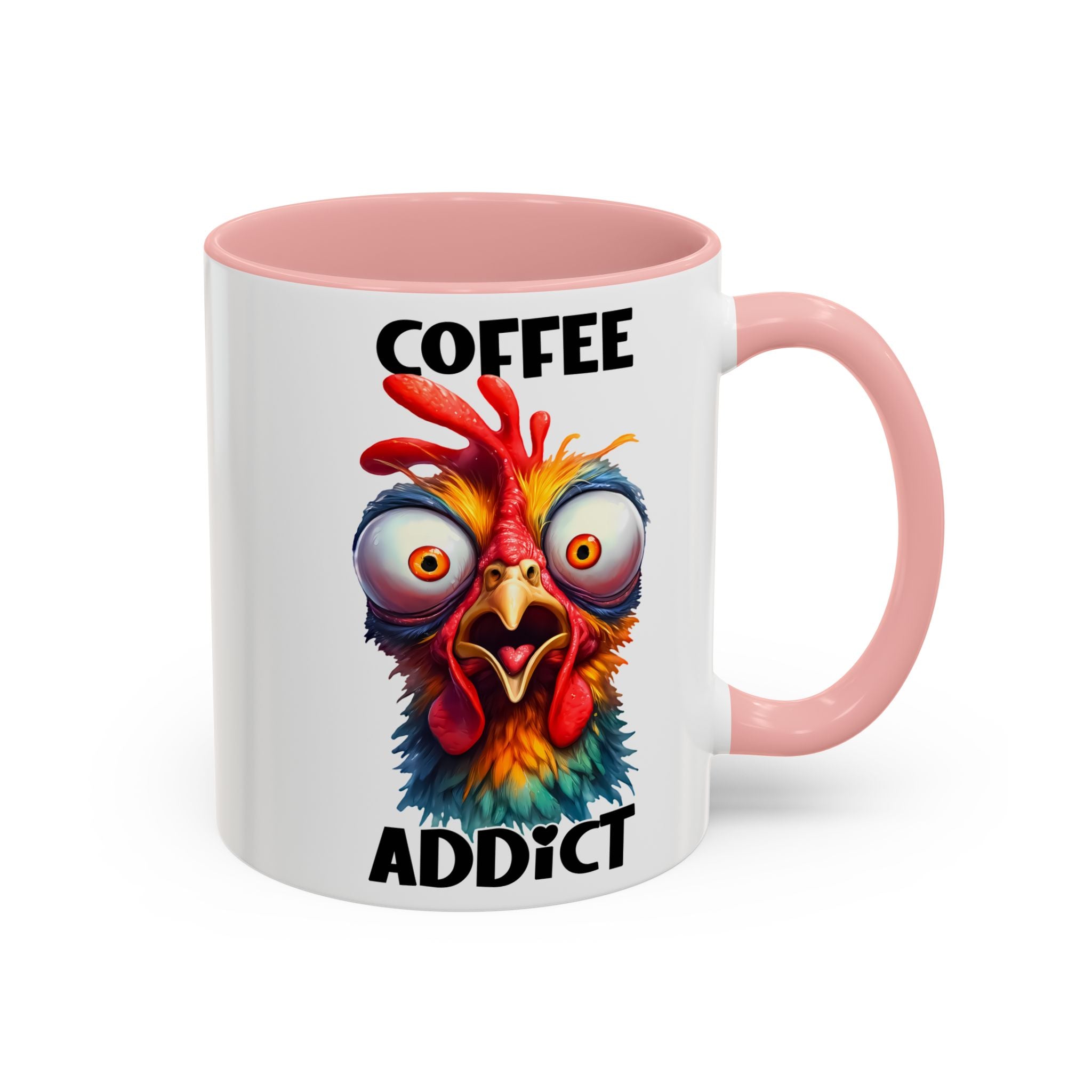 Coffee Addict – Perplexed Chicken Mug