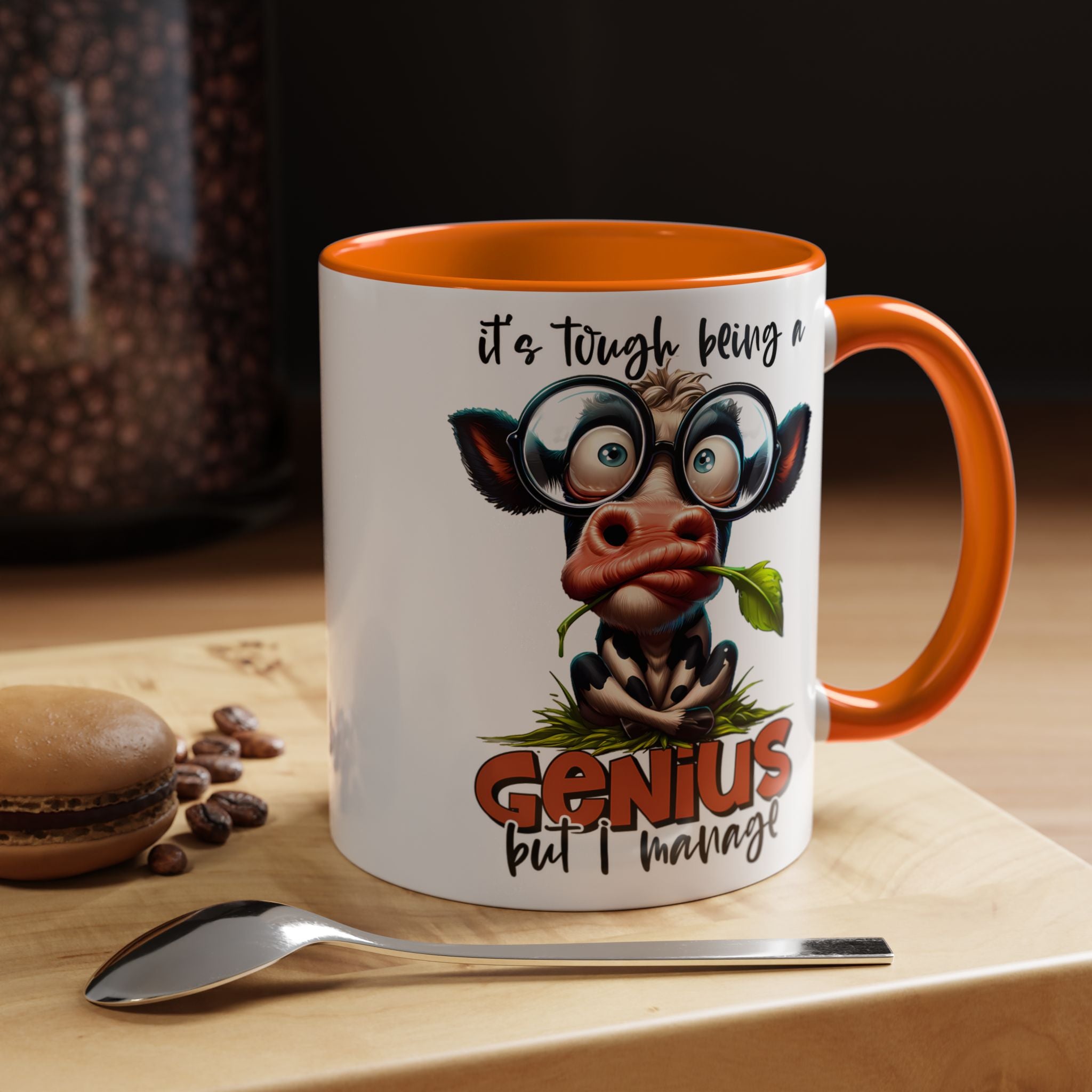 Moo-dest Genius Coffee Mug
