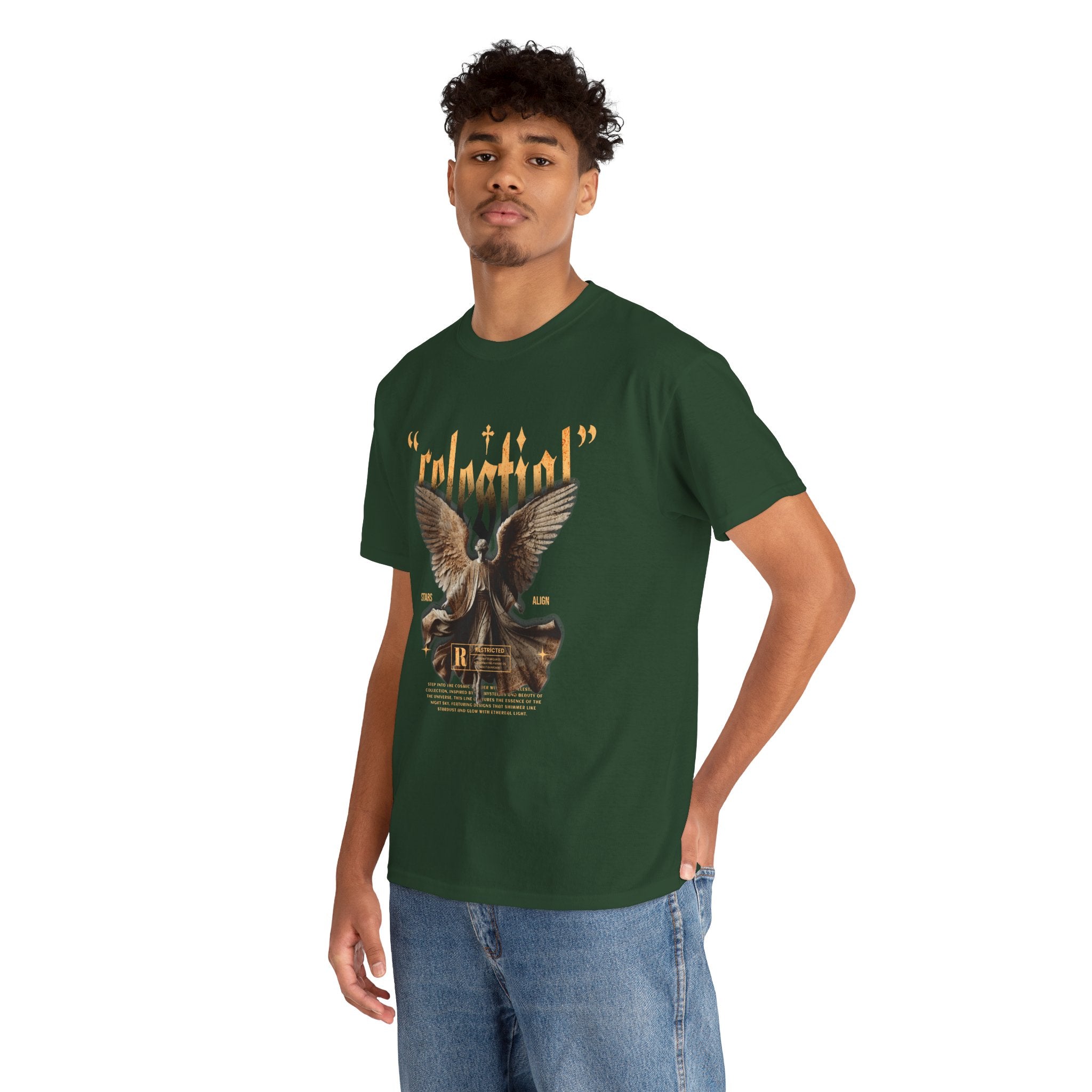 "Celestial Angel" - Divine Art & Streetwear Design
