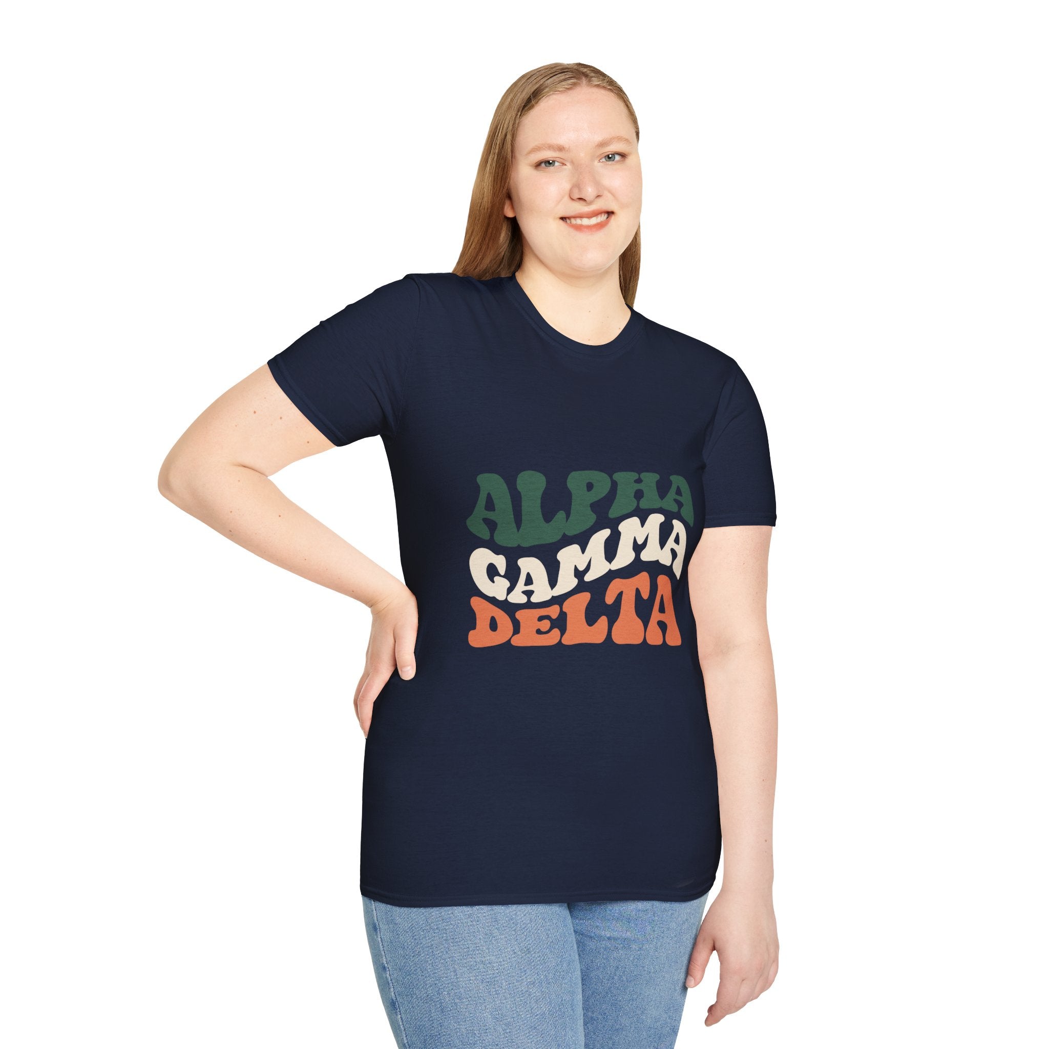 Alpha Gamma Delta T-Shirt – Greek Letters Shirt, Sorority Style Tee, Retro College Greek Life Apparel