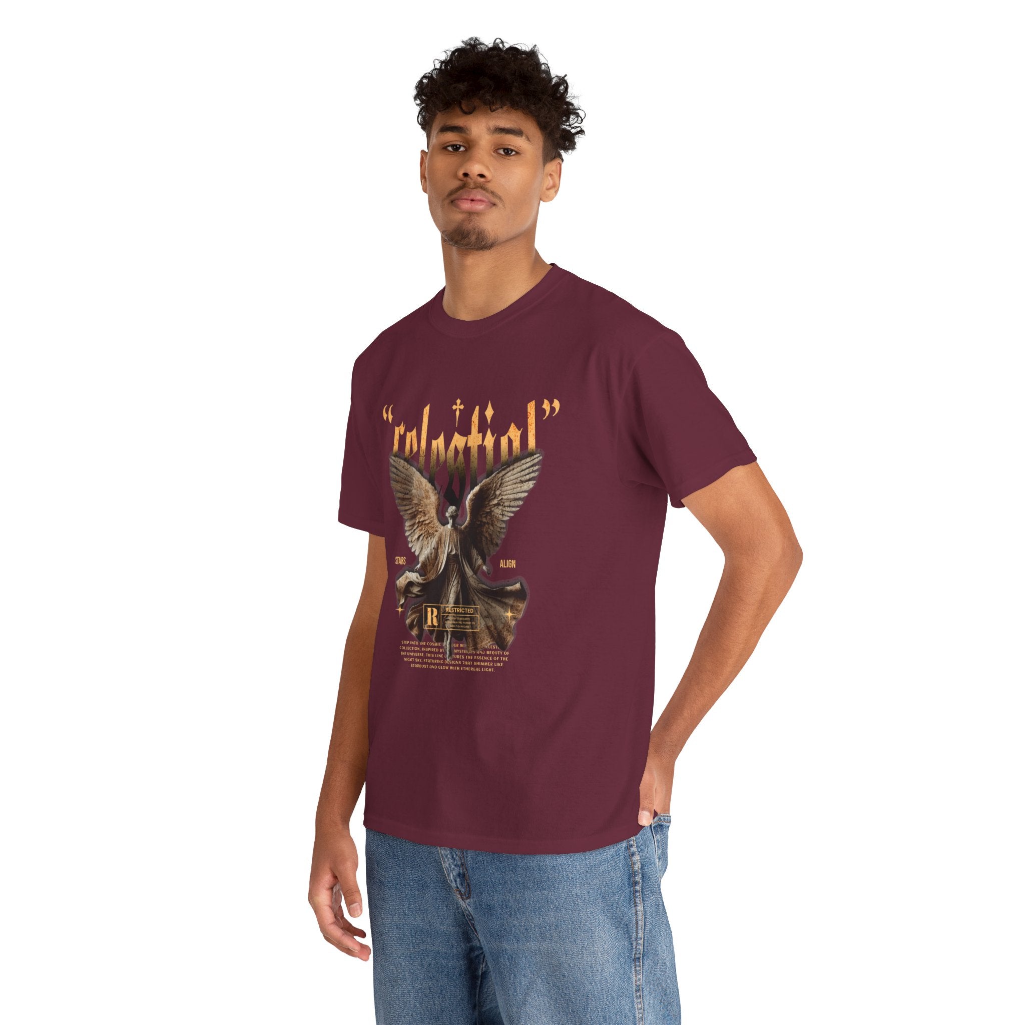 "Celestial Angel" - Divine Art & Streetwear Design