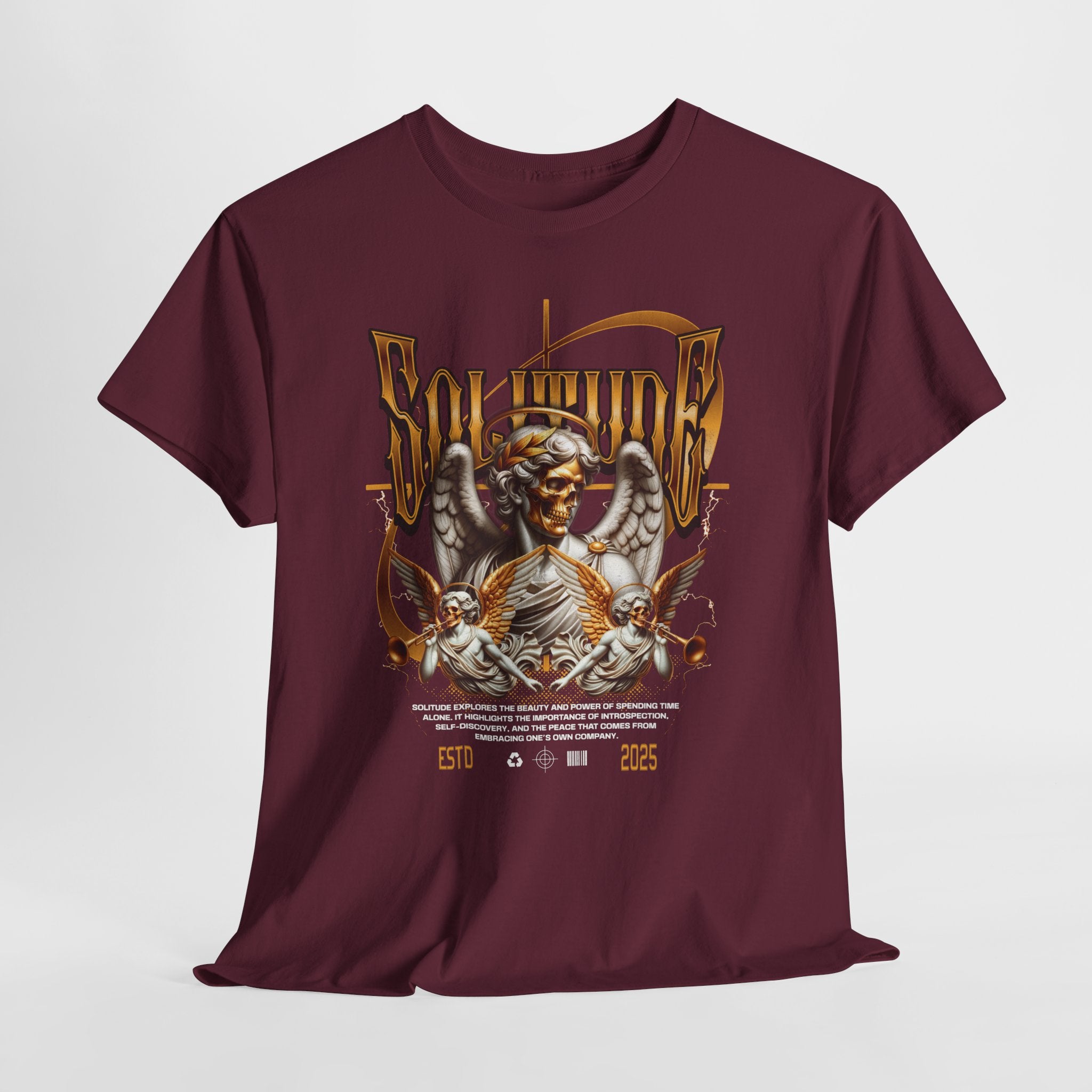 "Wings of Sin" - Gothic T-Shirt Design