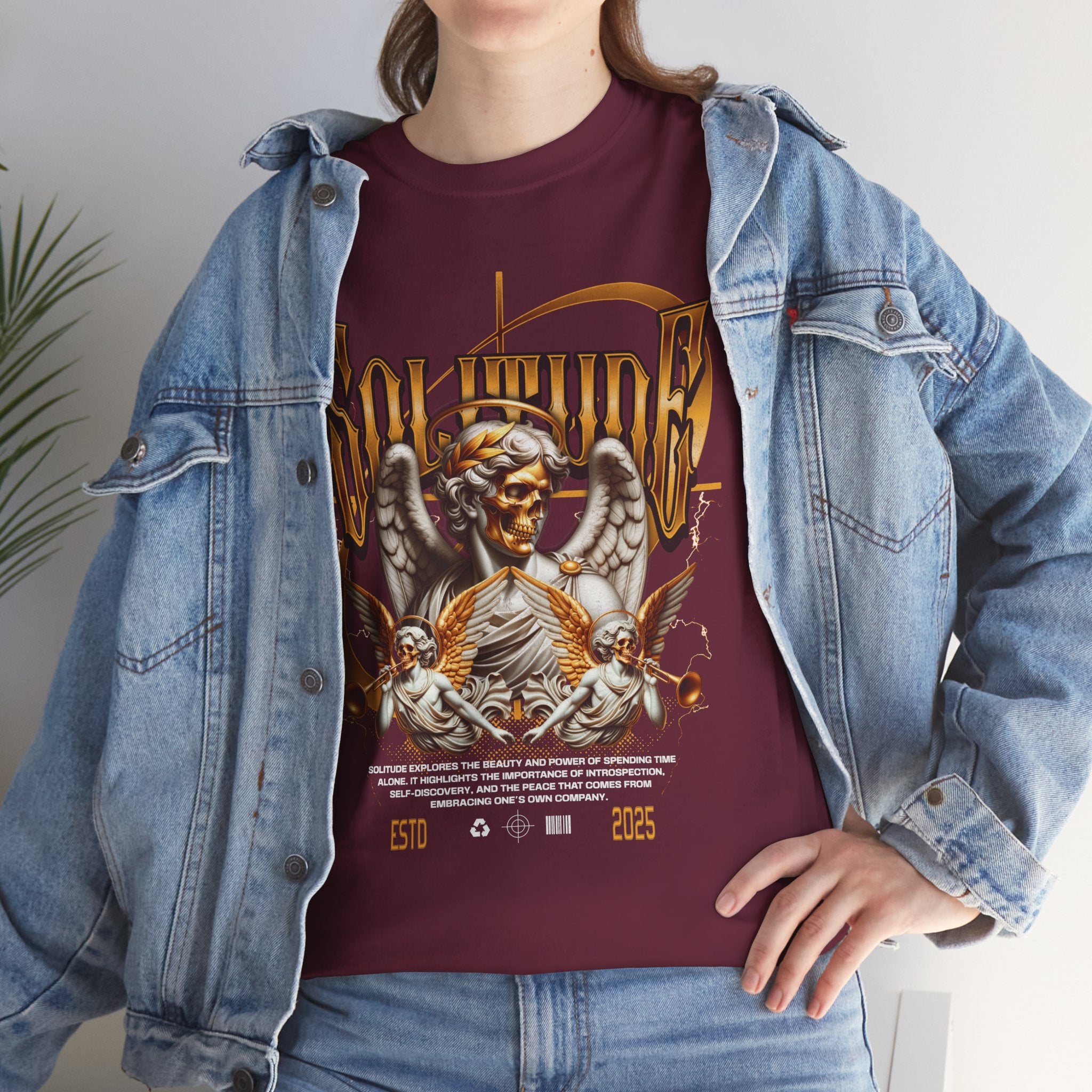 "Wings of Sin" - Gothic T-Shirt Design