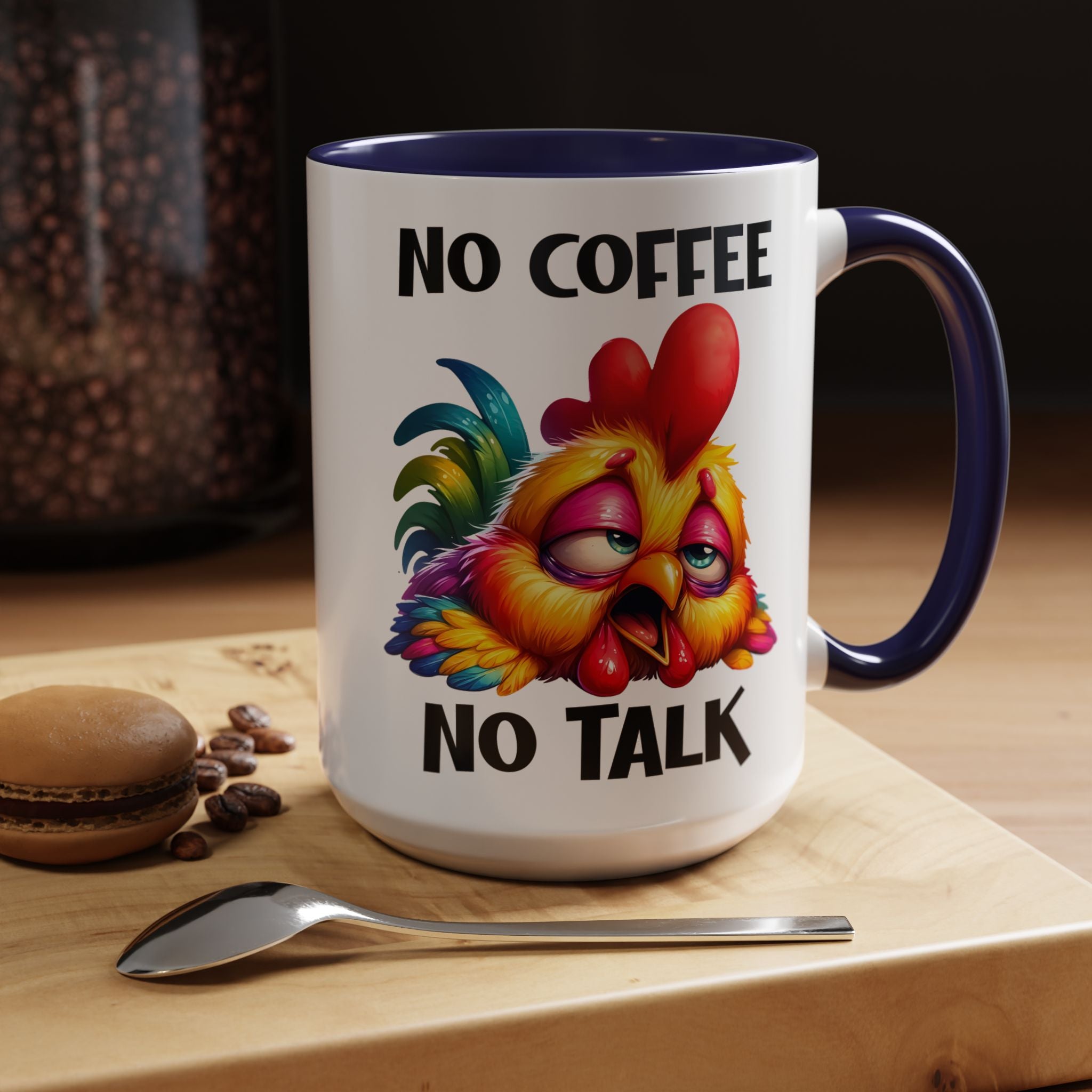 No Coffee, No Talk – Pre-Caffeine Warning Mug