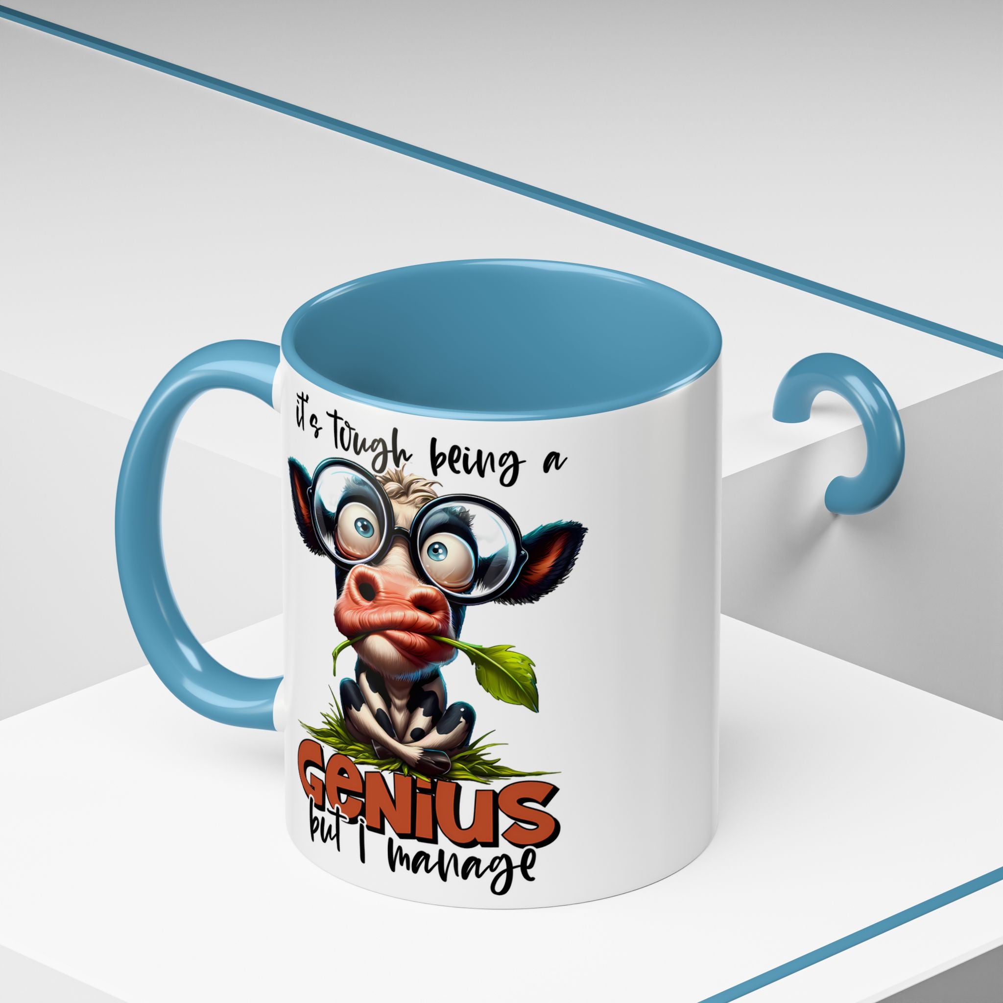 Moo-dest Genius Coffee Mug