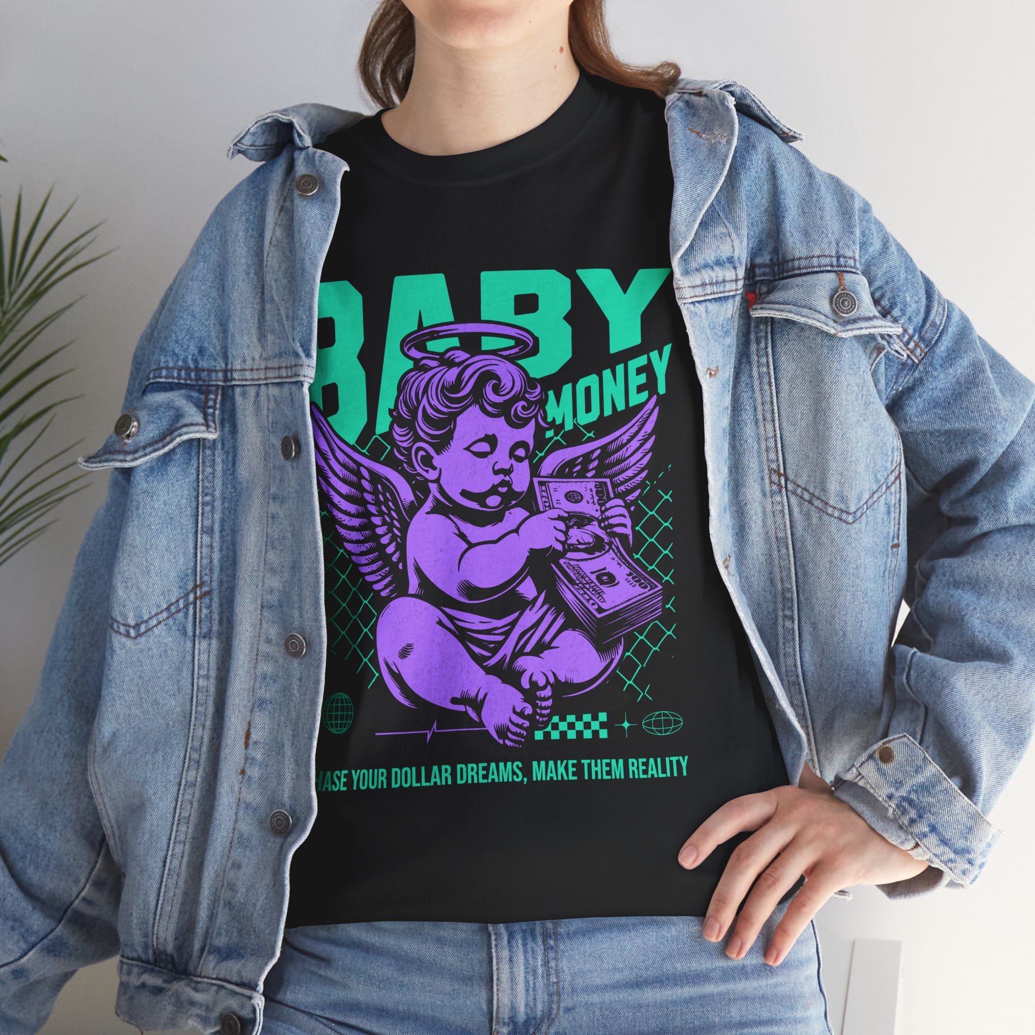 Baby Money: Chase Your Dollar Dreams Streetwear Graphic