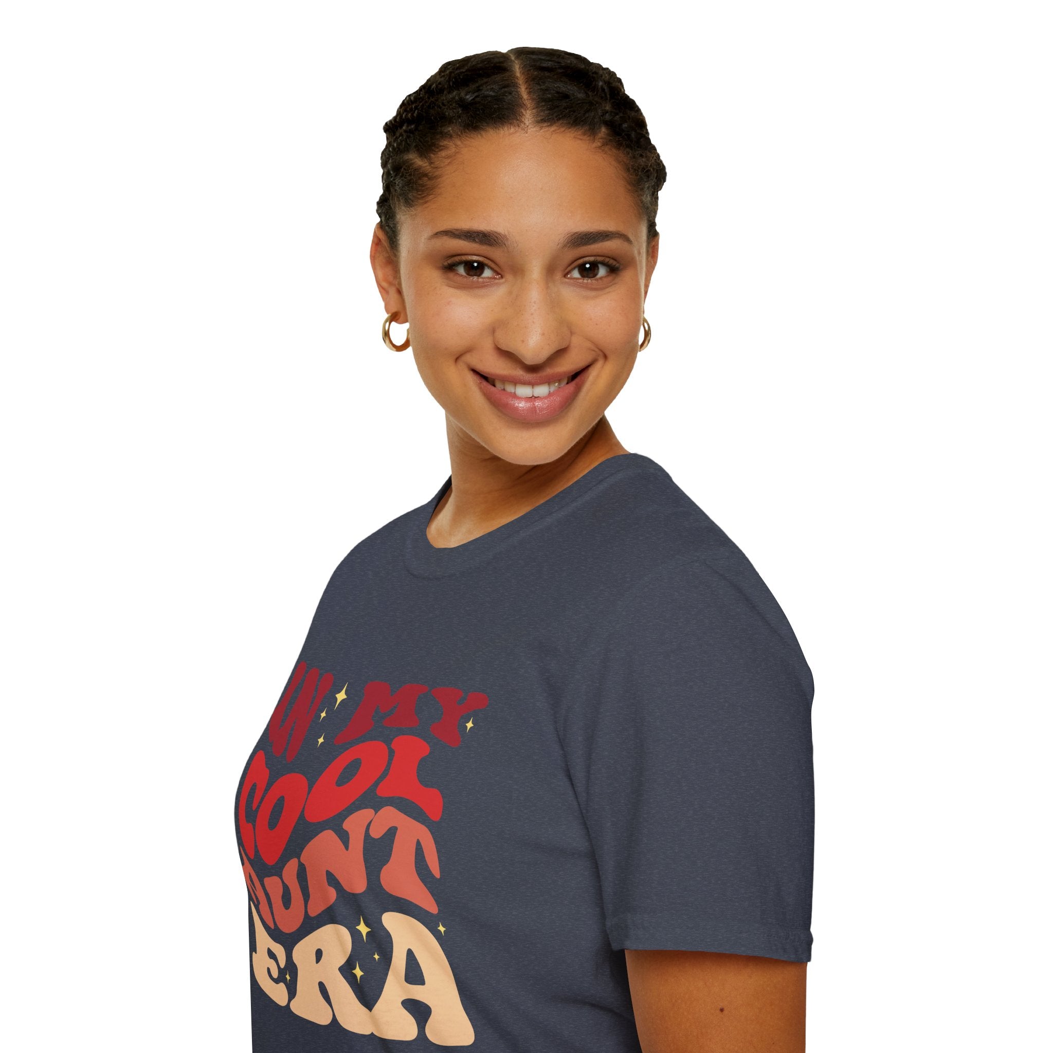 Cool Aunt T-Shirt – “In My Cool Aunt Era” Fun Auntie Gift Tee for Birthdays, Family Gatherings, and Everyday Wear