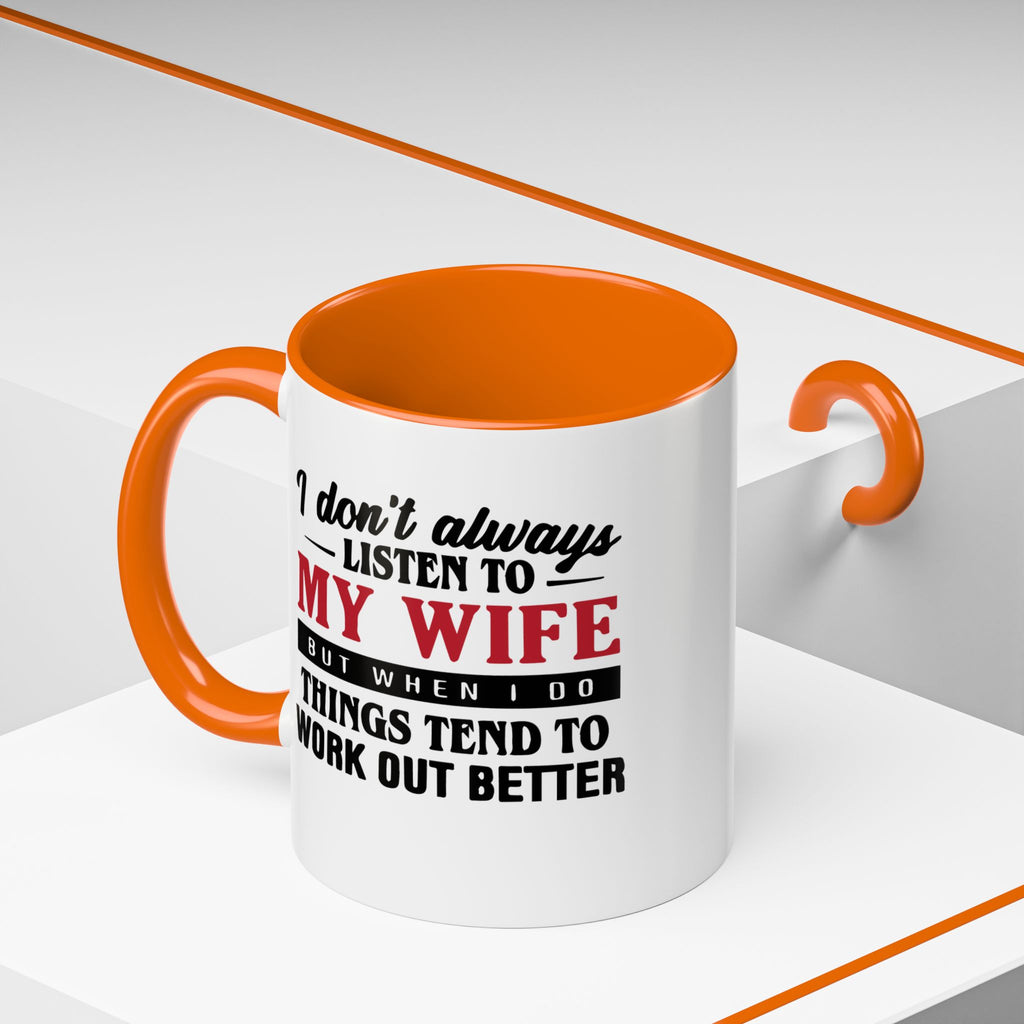 Funny Husband Coffee Mug – 11oz & 15oz Humor Quote, Colorful Interior