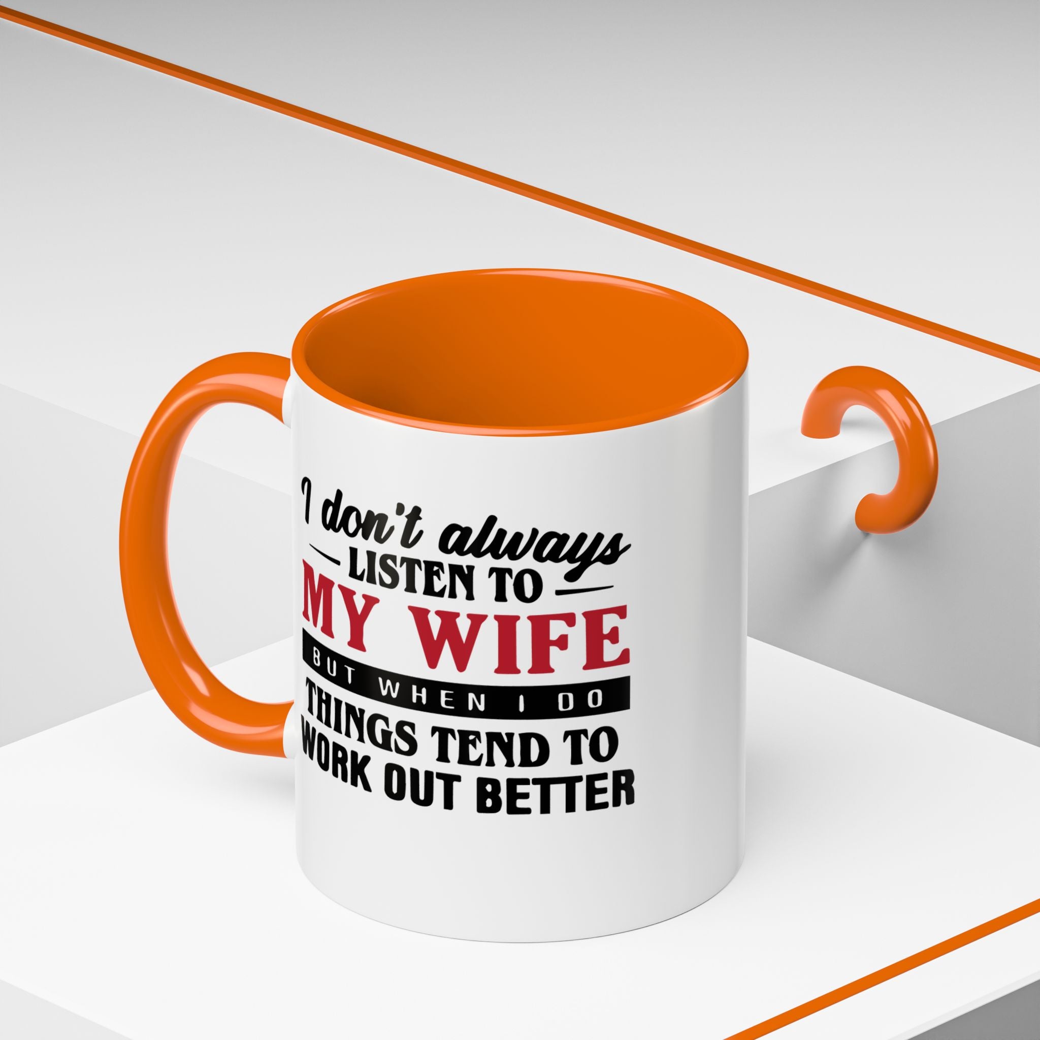 Funny Husband Coffee Mug – 11oz & 15oz Humor Quote, Colorful Interior
