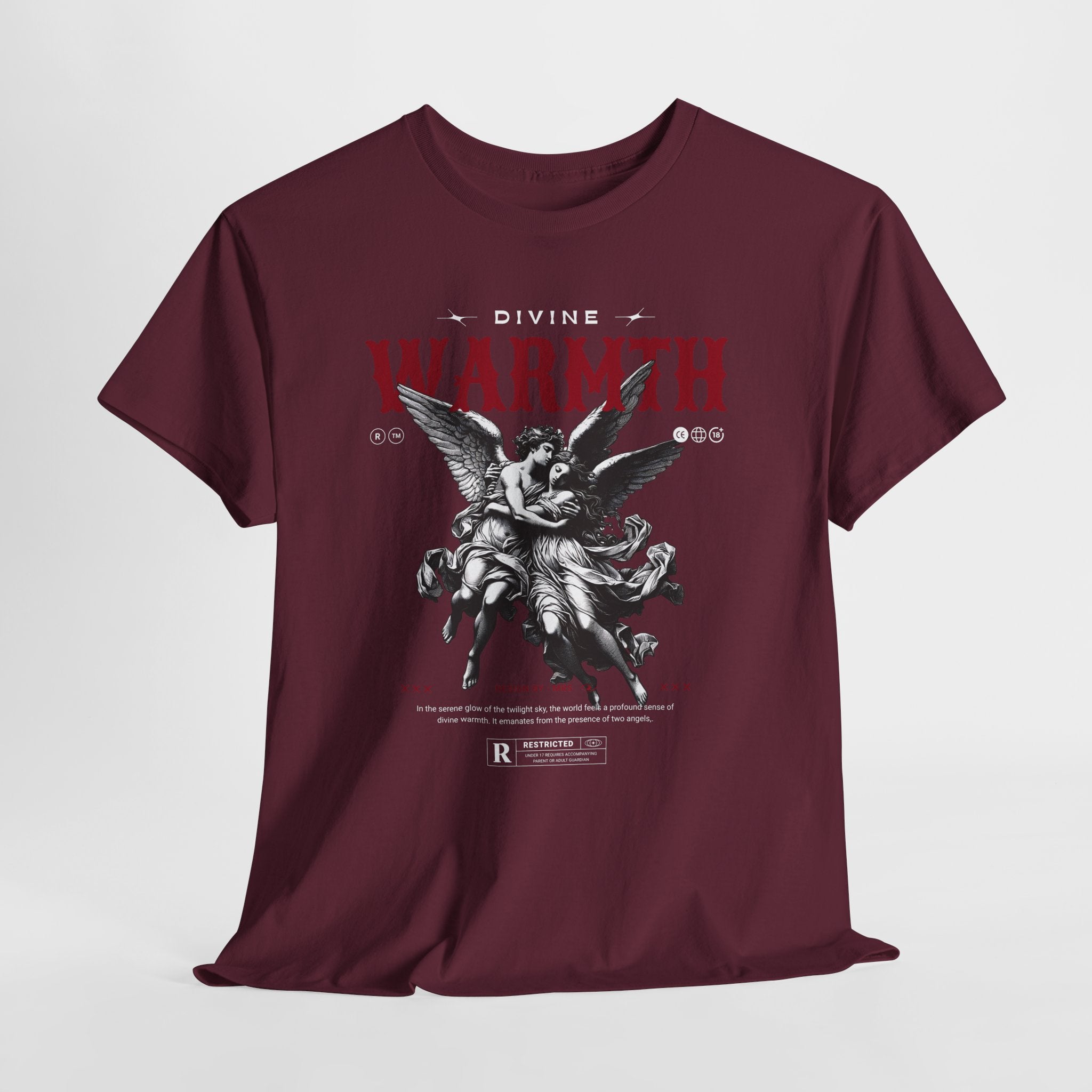 Divine Warmth: Angelic Embrace T-Shirt Design