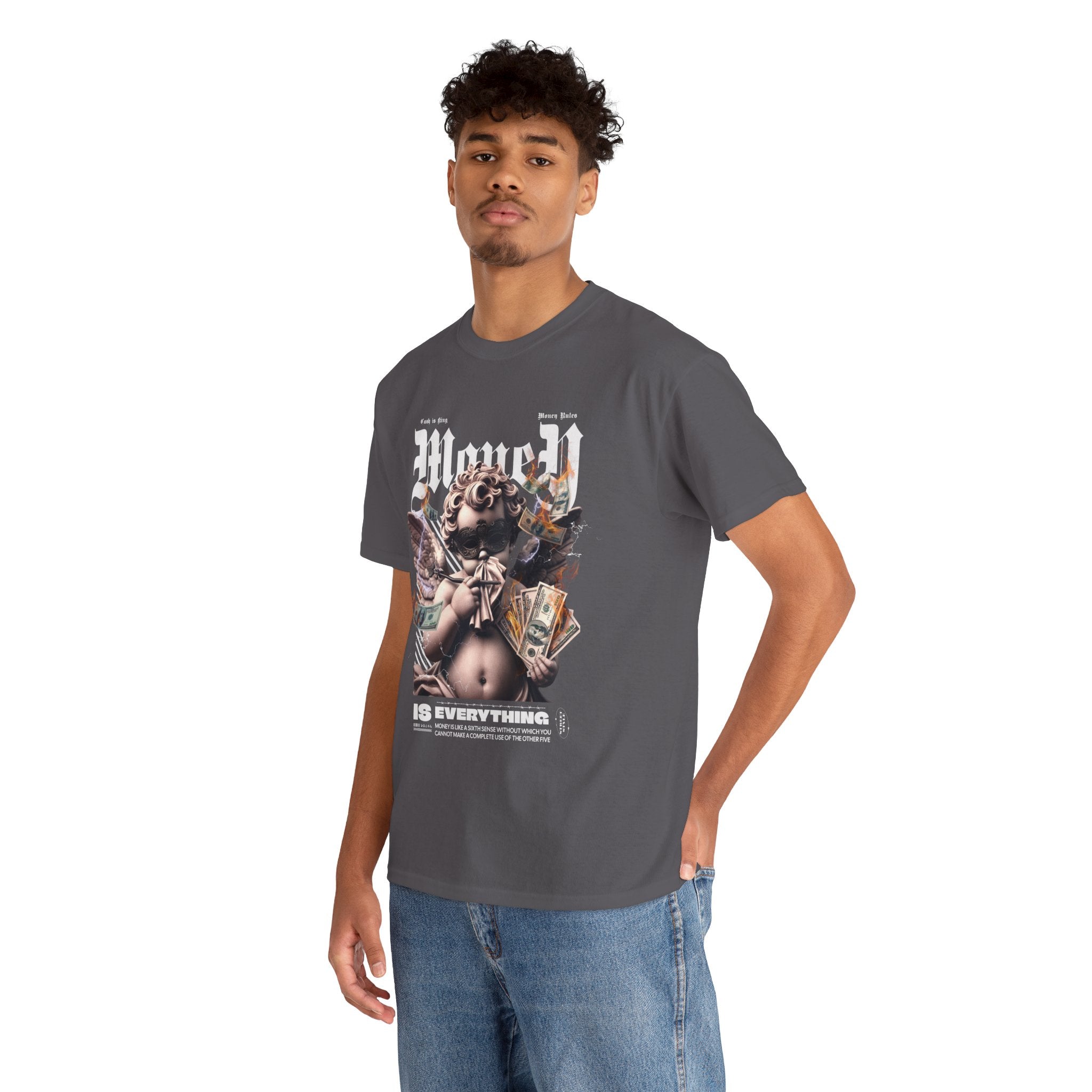 Money is Everything: Opulent Cherub Streetwear Design