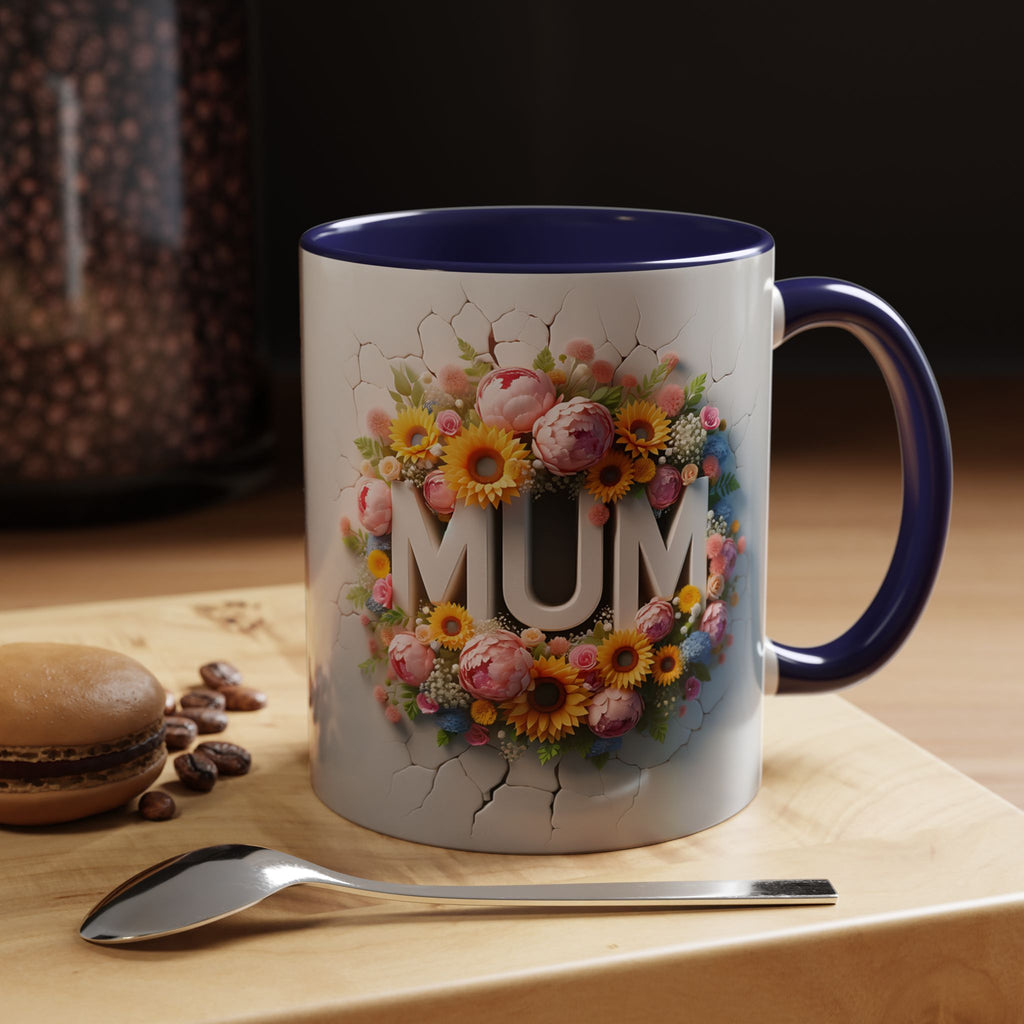 Love Mum Floral Coffee Mug
