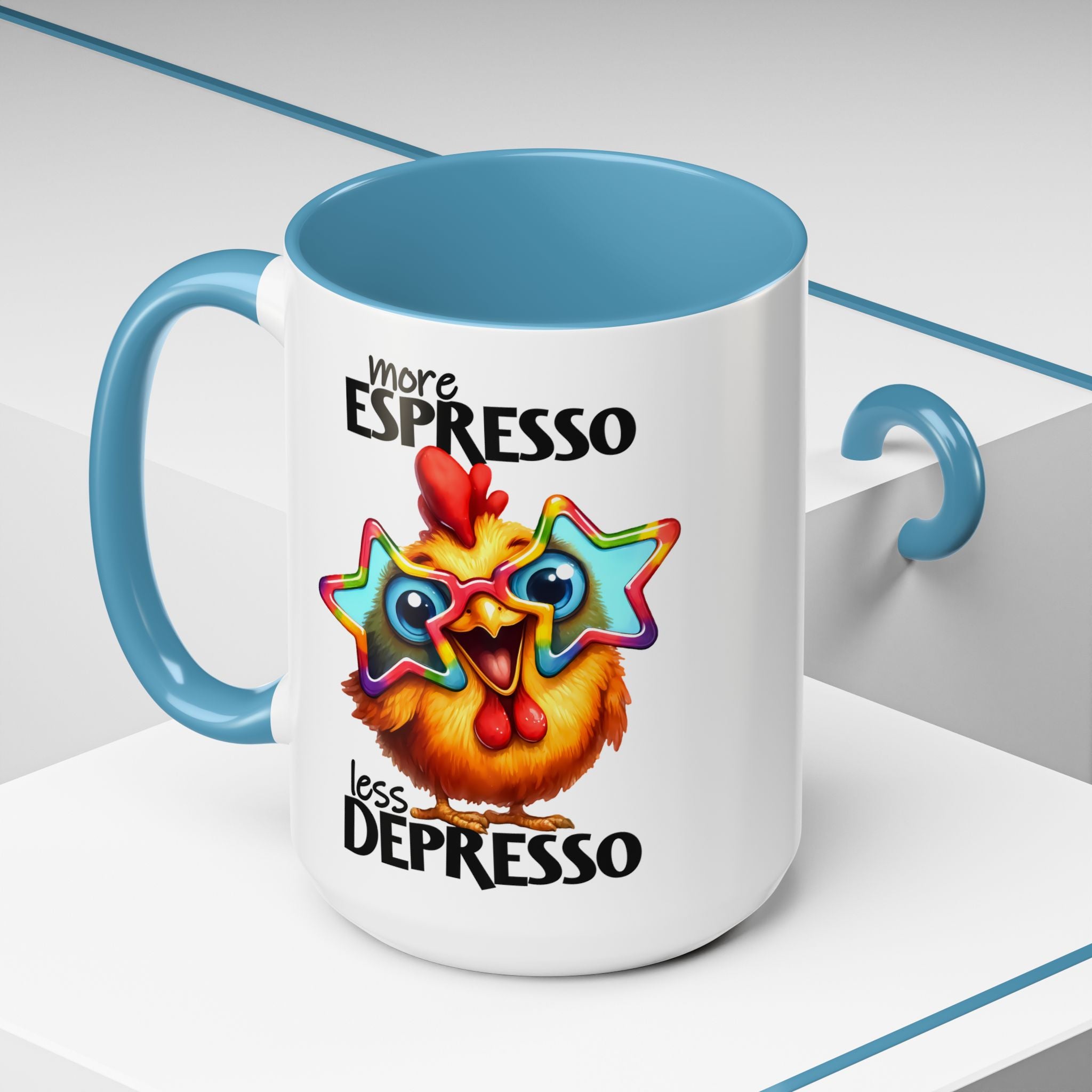 More Espresso, Less Depresso – Mood-Boosting Mug