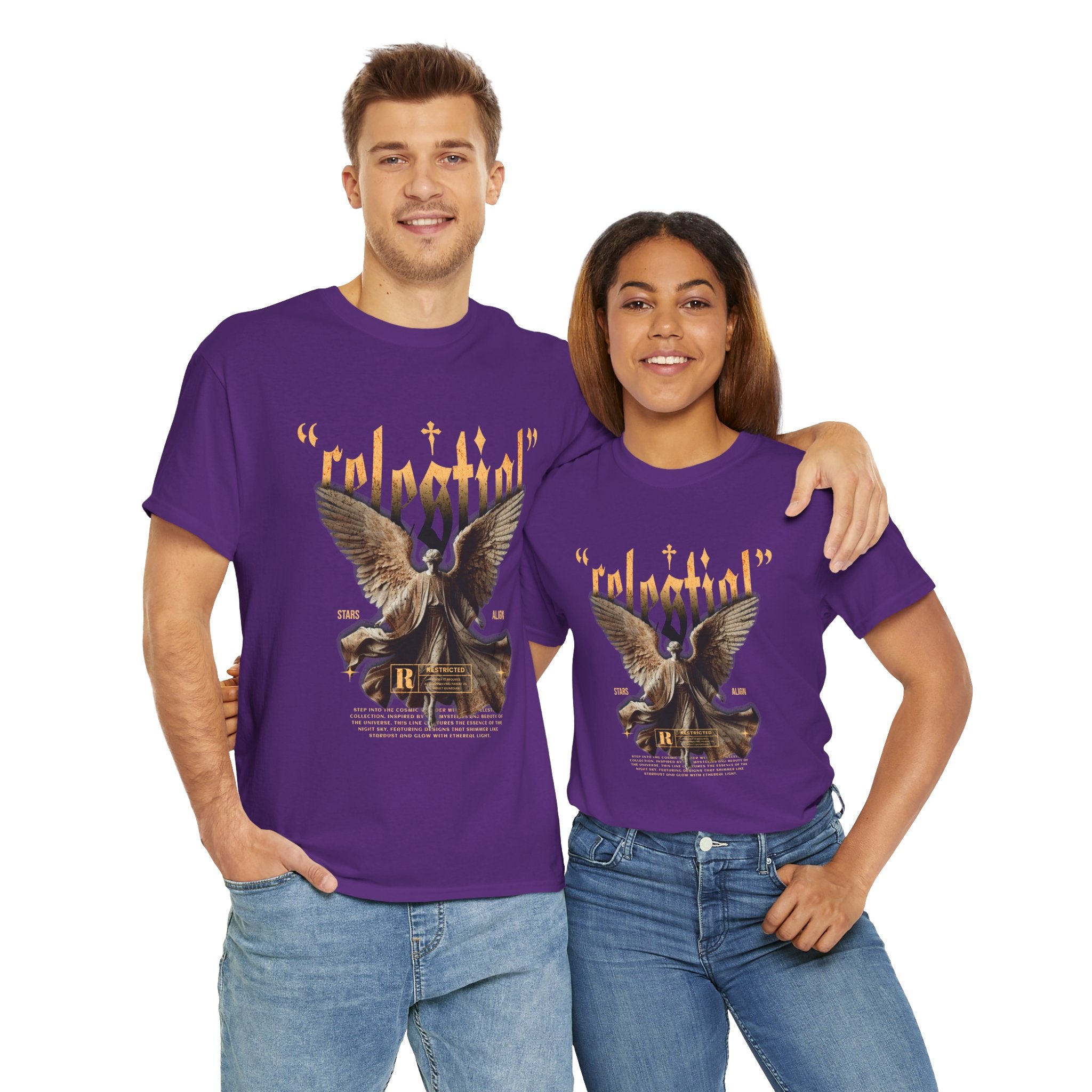 "Celestial Angel" - Divine Art & Streetwear Design