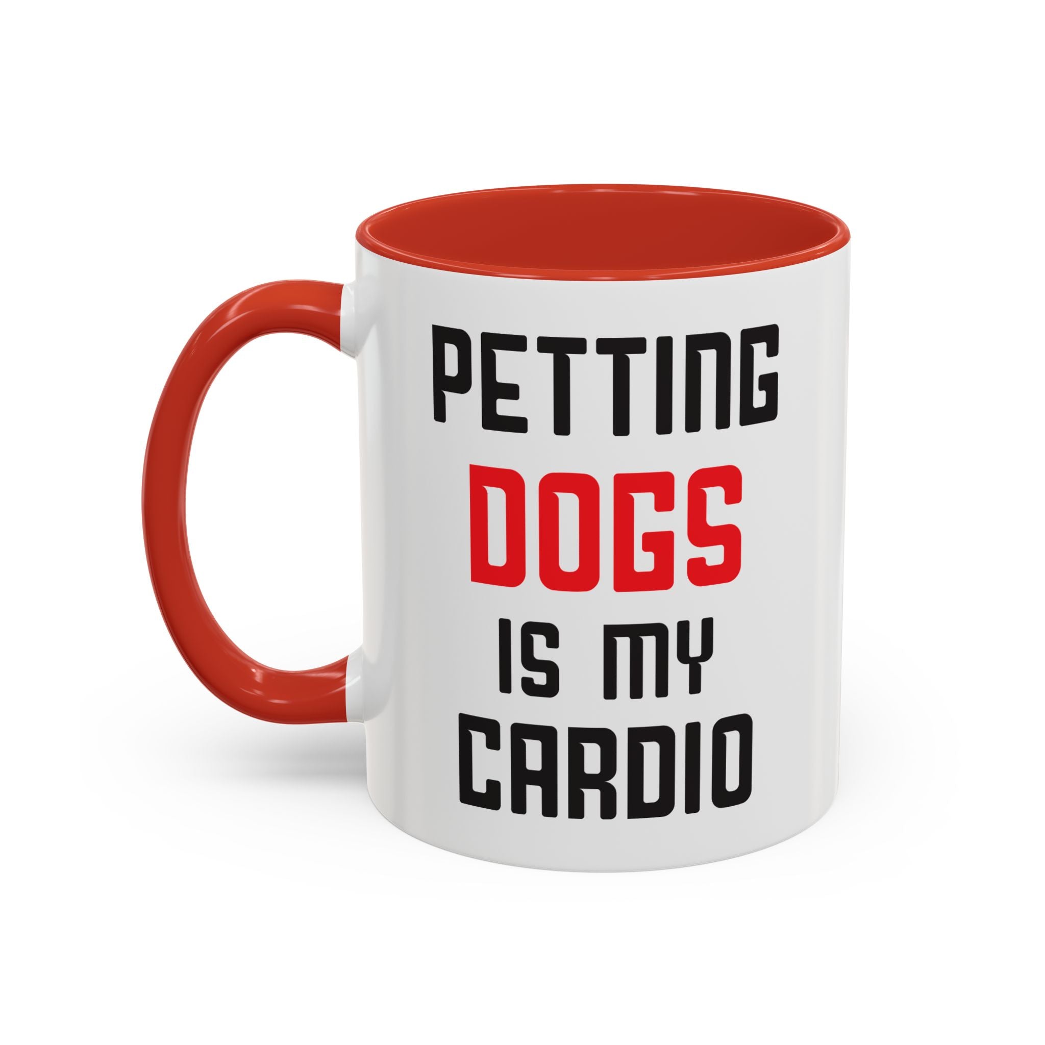 Dog Lover Coffee Mug – 11oz & 15oz Funny Pet Quote, Colorful Interior
