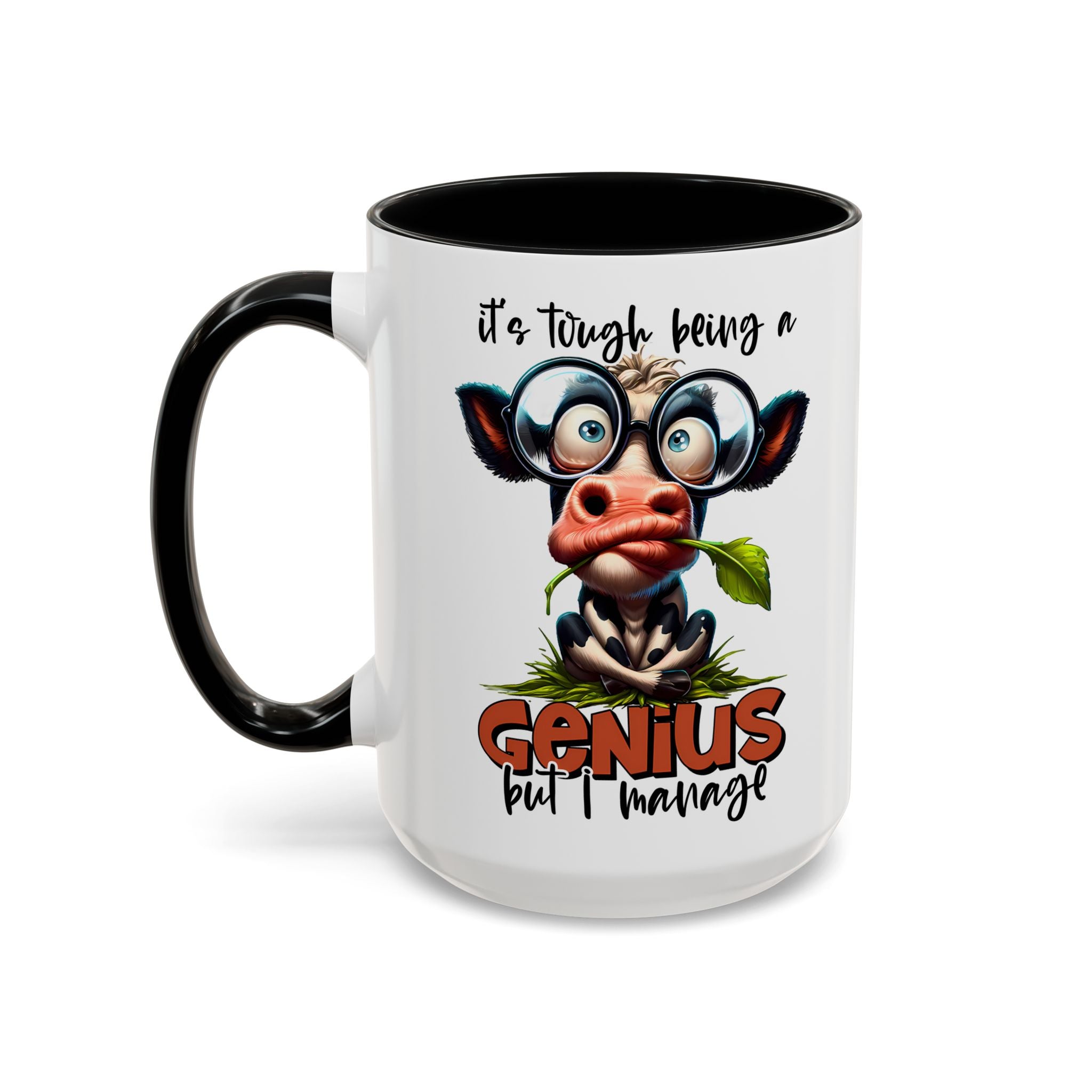 Moo-dest Genius Coffee Mug