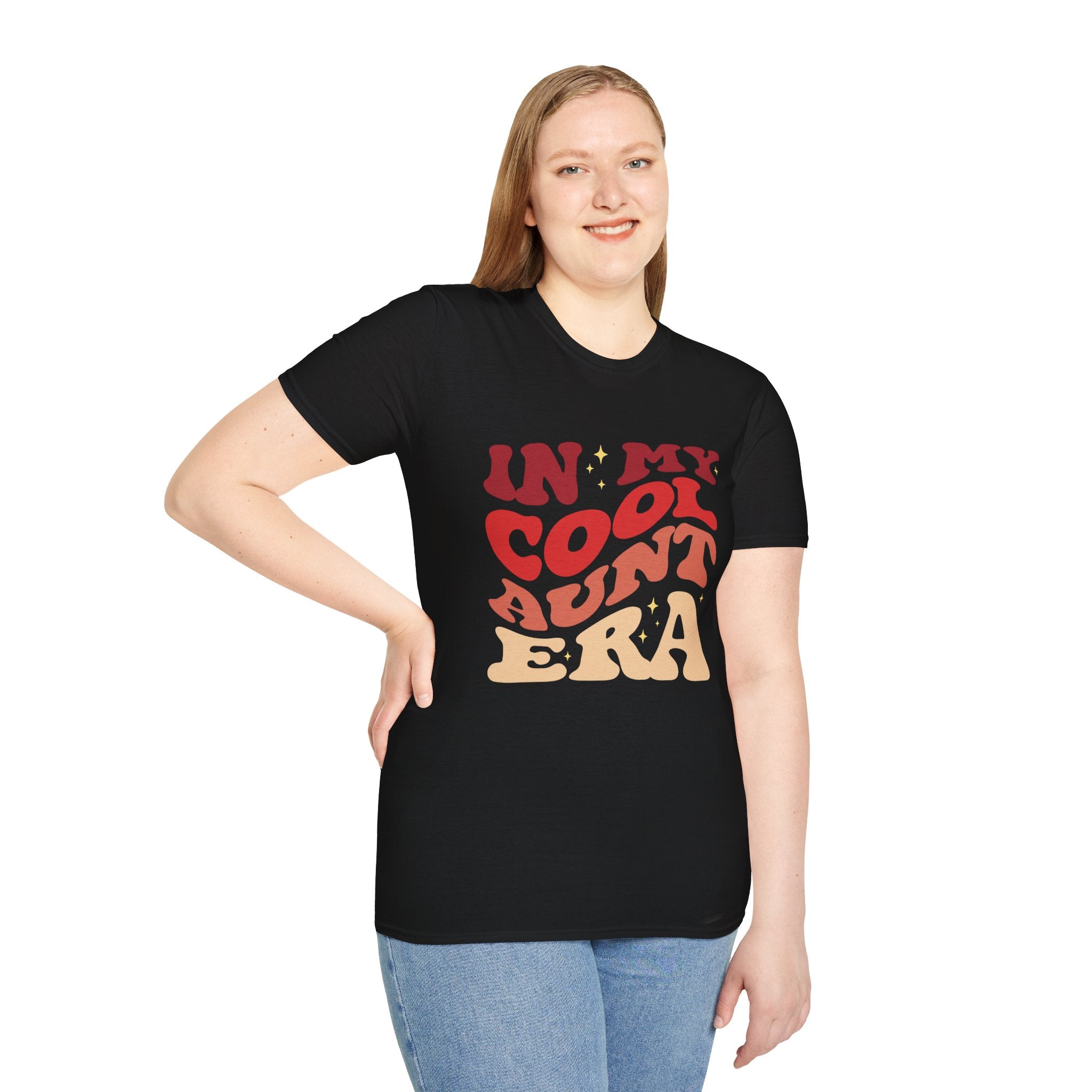 Cool Aunt T-Shirt – “In My Cool Aunt Era” Fun Auntie Gift Tee for Birthdays, Family Gatherings, and Everyday Wear