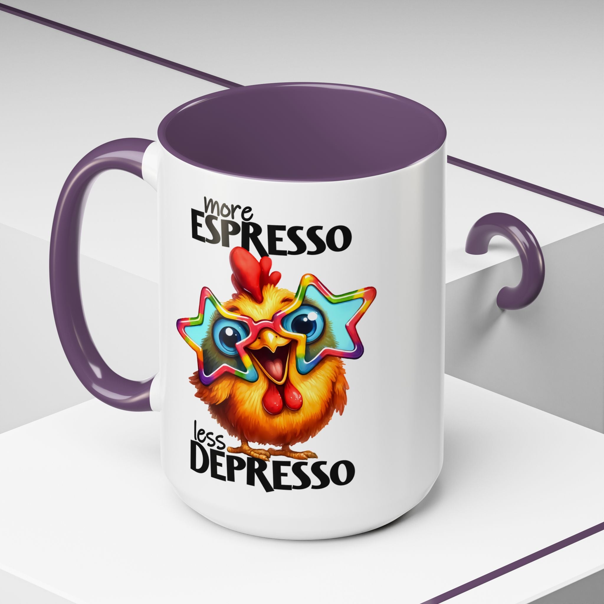 More Espresso, Less Depresso – Mood-Boosting Mug
