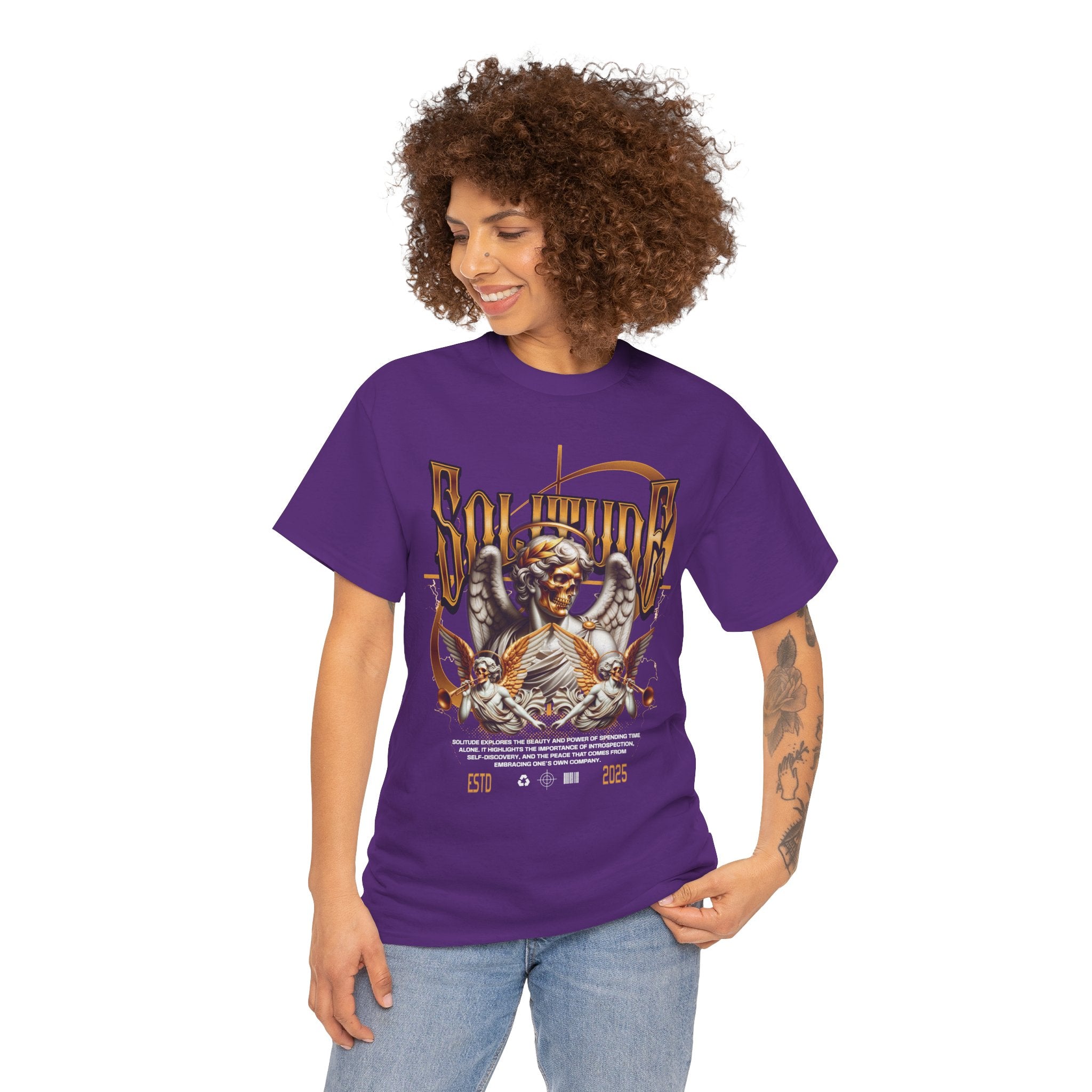 "Wings of Sin" - Gothic T-Shirt Design
