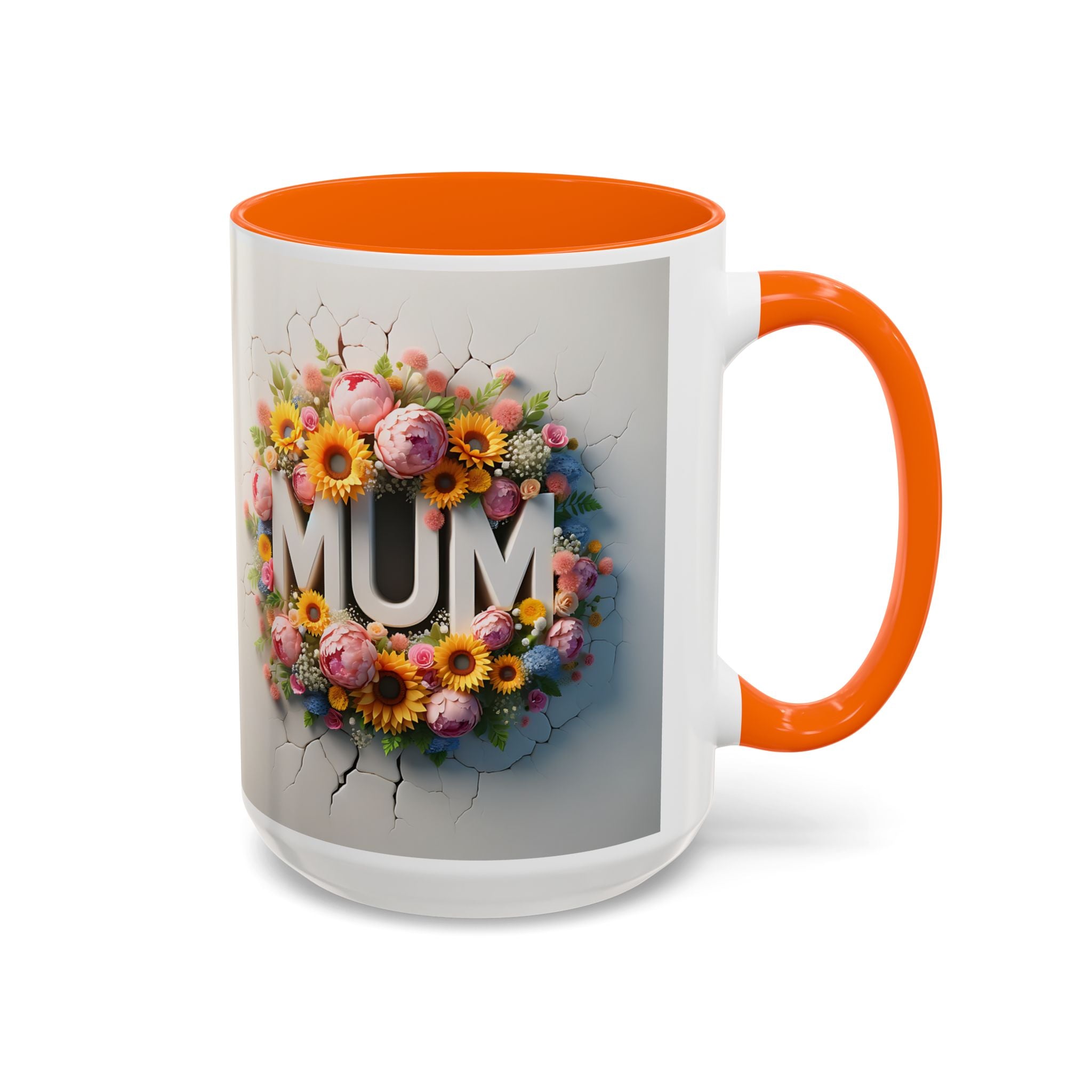 Love Mum Floral Coffee Mug