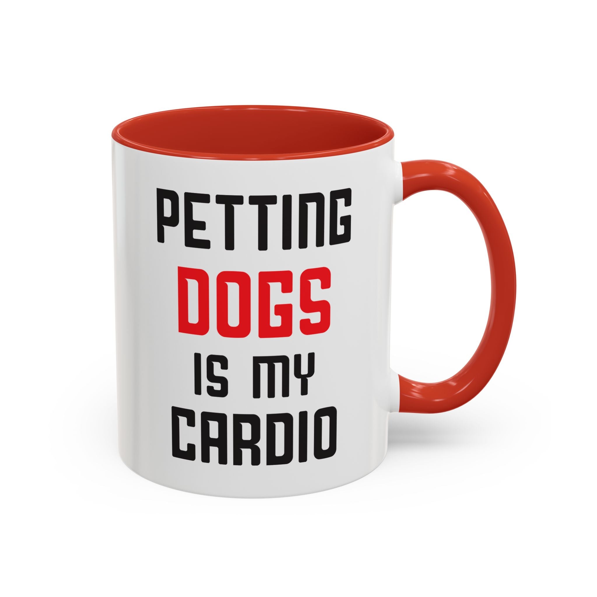 Dog Lover Coffee Mug – 11oz & 15oz Funny Pet Quote, Colorful Interior
