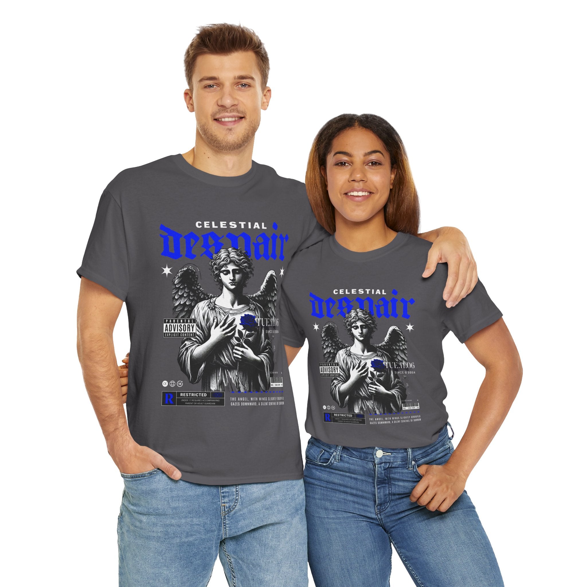 Celestial Despair Graphic T-Shirt Design