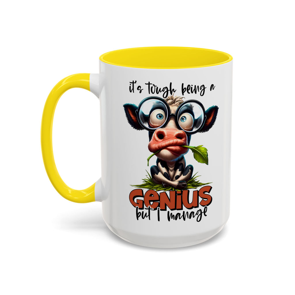 Moo-dest Genius Coffee Mug