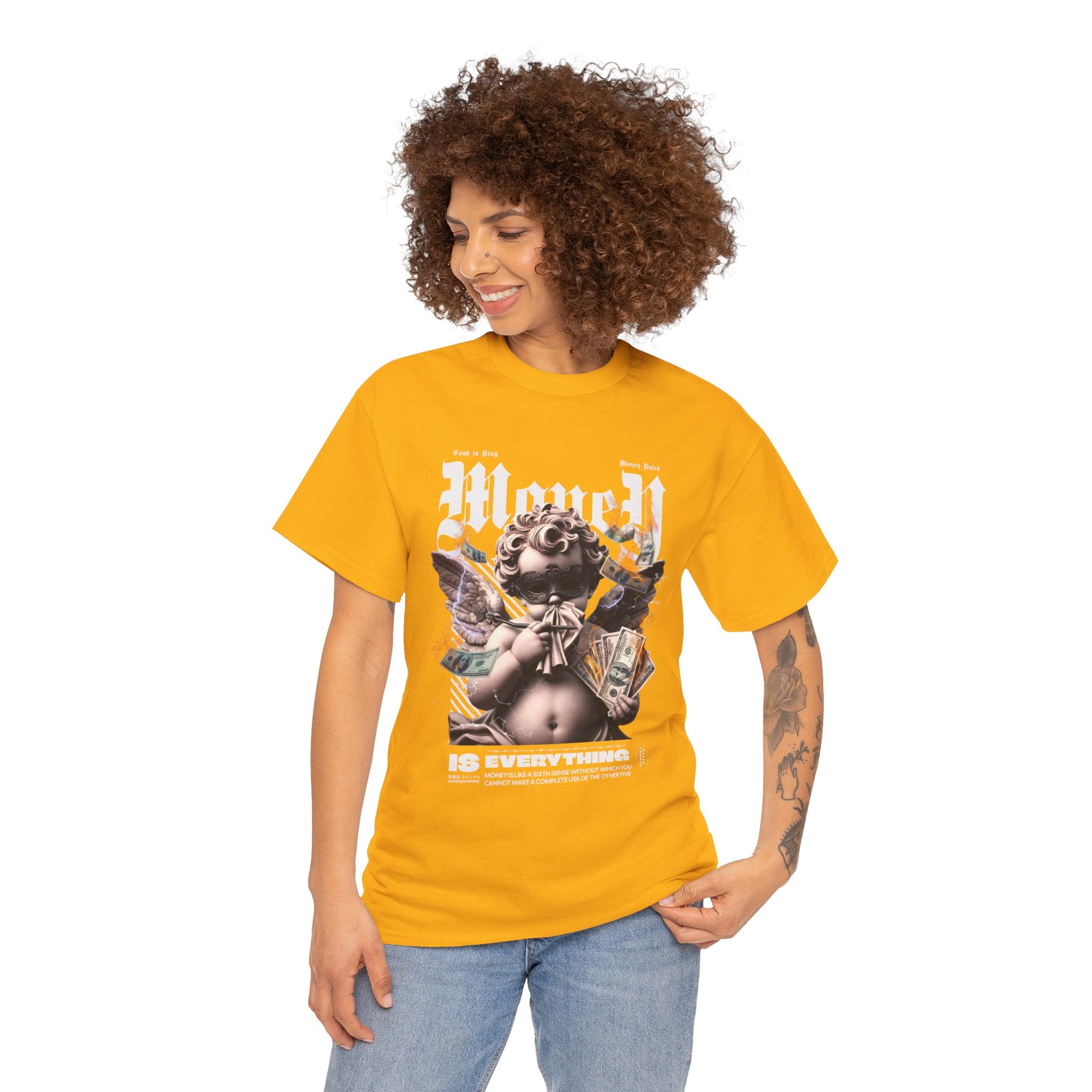 Money is Everything: Opulent Cherub Streetwear Design