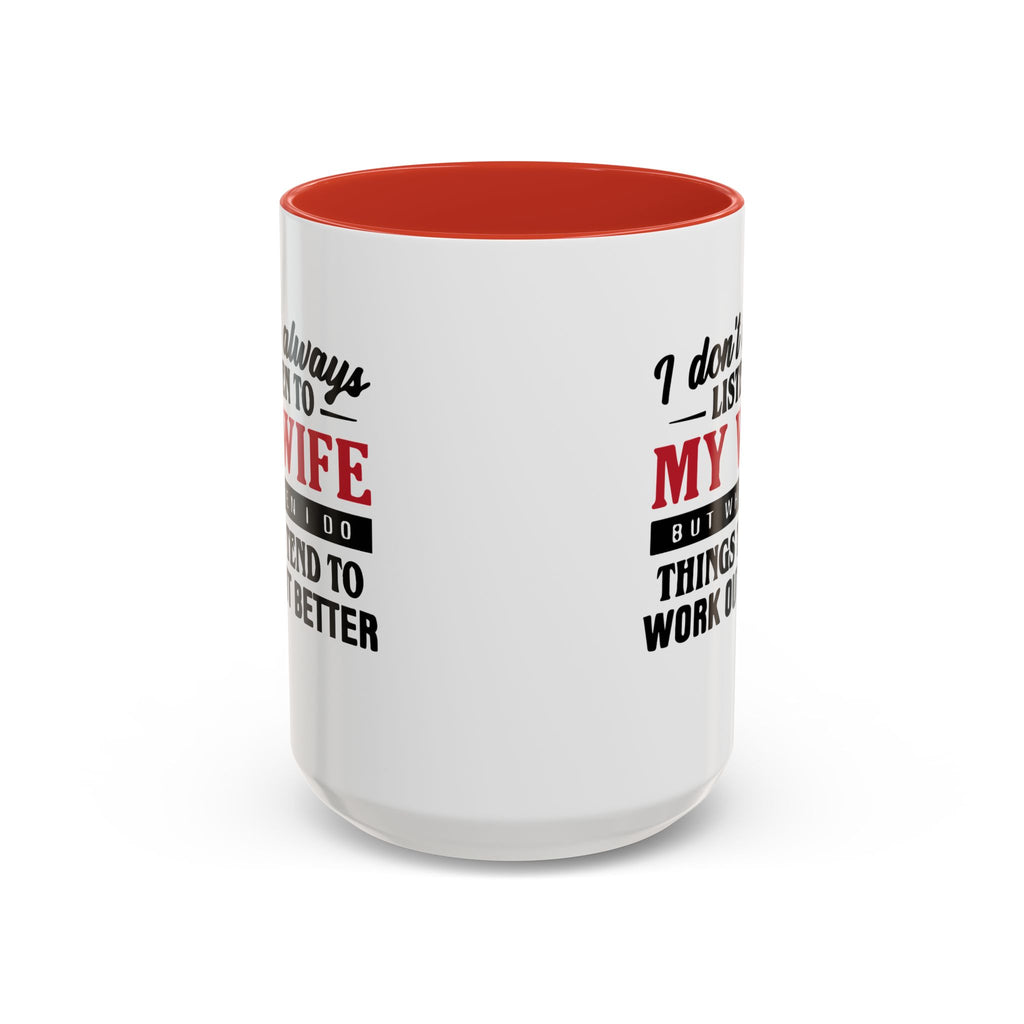 Funny Husband Coffee Mug – 11oz & 15oz Humor Quote, Colorful Interior