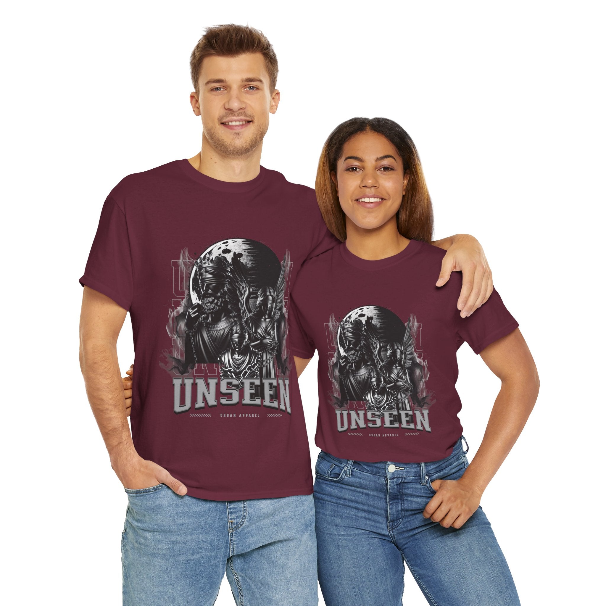 "Unseen" Blindfolded Figures with Chains - Dark Urban Apparel Digital Art