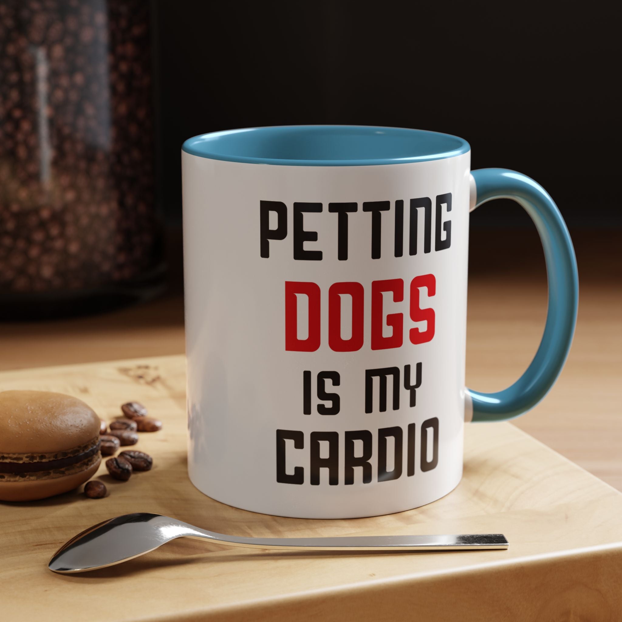 Dog Lover Coffee Mug – 11oz & 15oz Funny Pet Quote, Colorful Interior