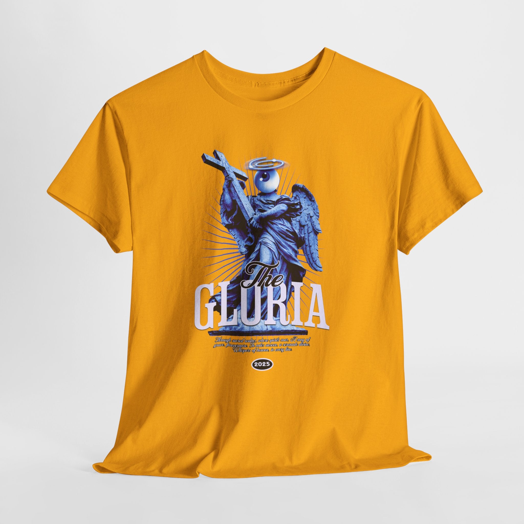 The Gloria - Surreal Angelic Sculpture with Eye and Halo