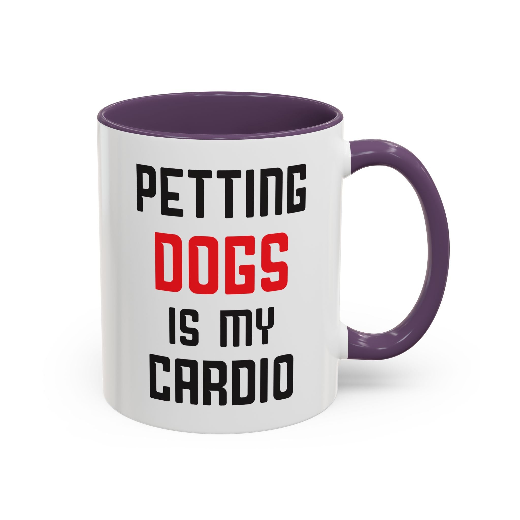 Dog Lover Coffee Mug – 11oz & 15oz Funny Pet Quote, Colorful Interior