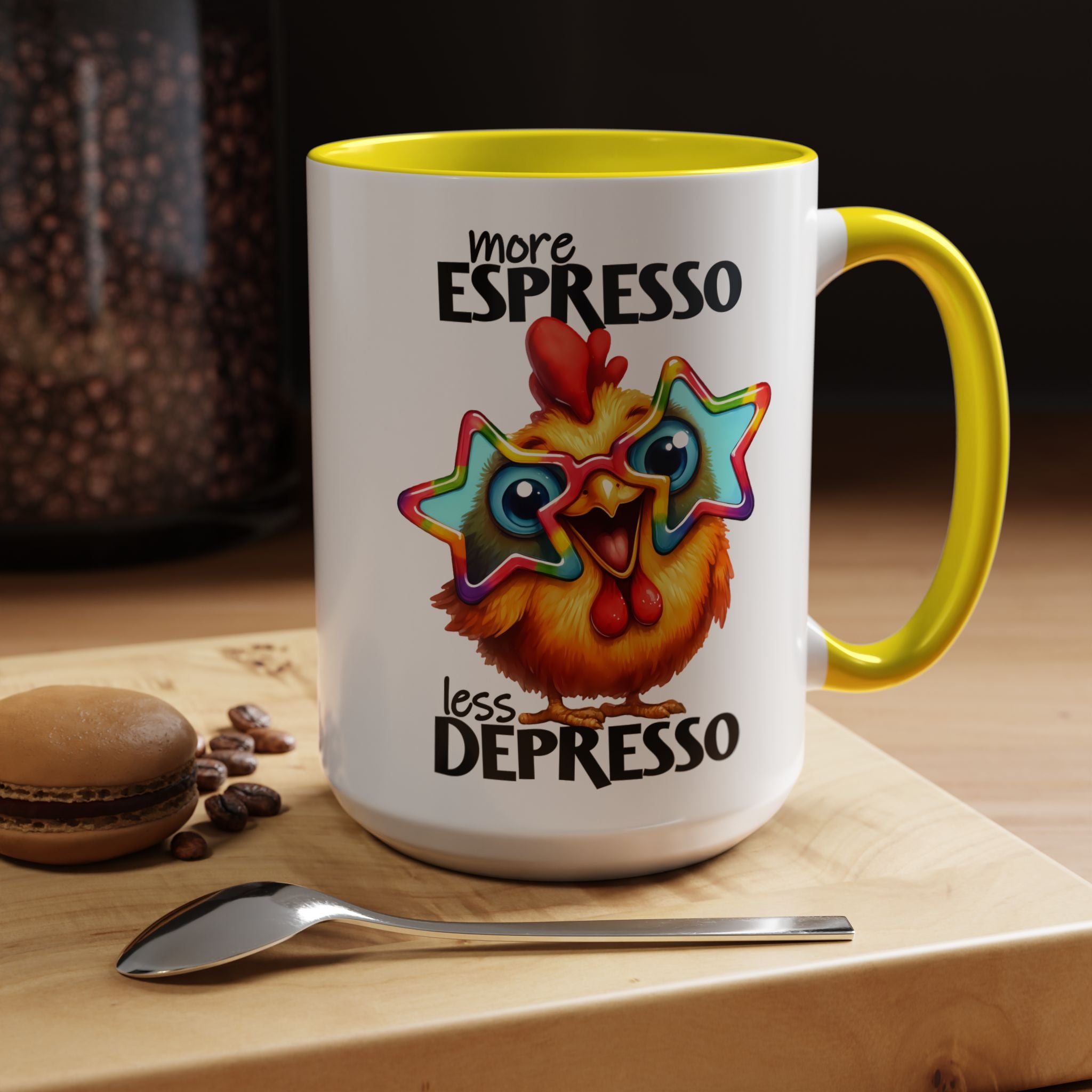 More Espresso, Less Depresso – Mood-Boosting Mug
