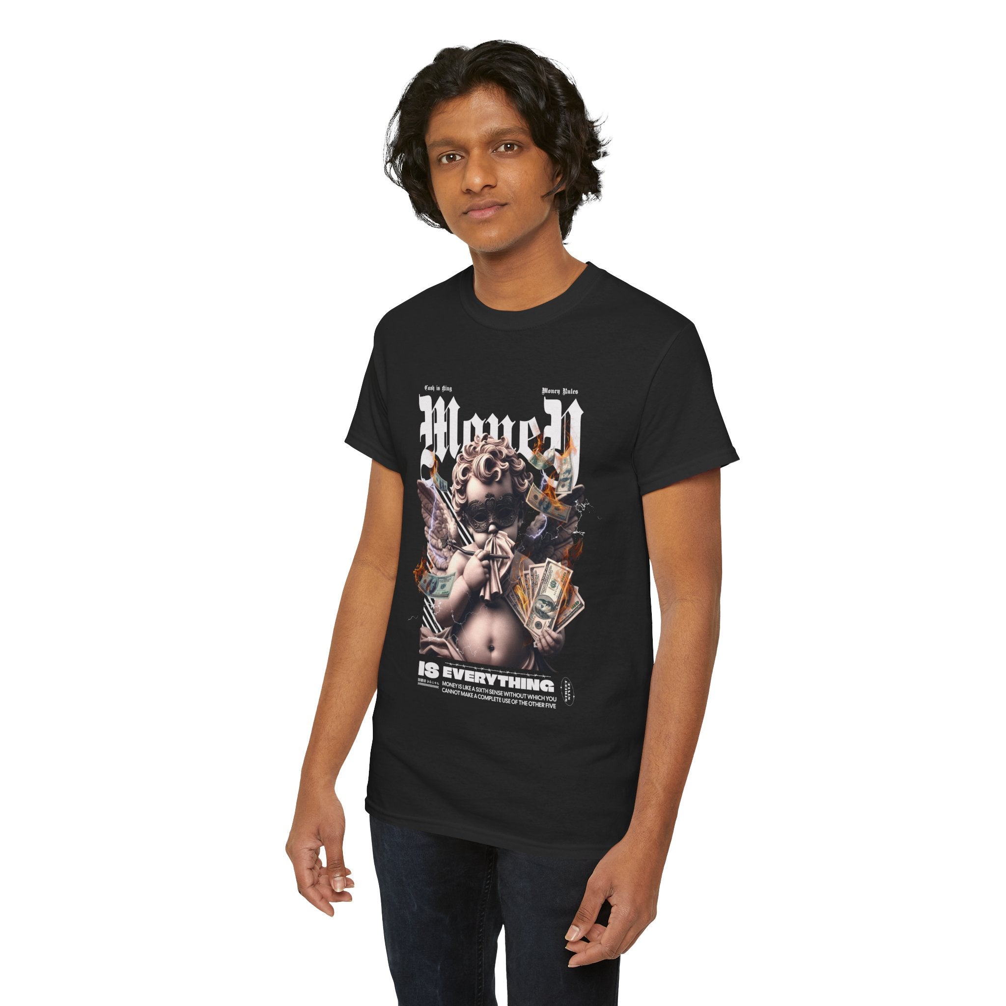 Money is Everything: Opulent Cherub Streetwear Design