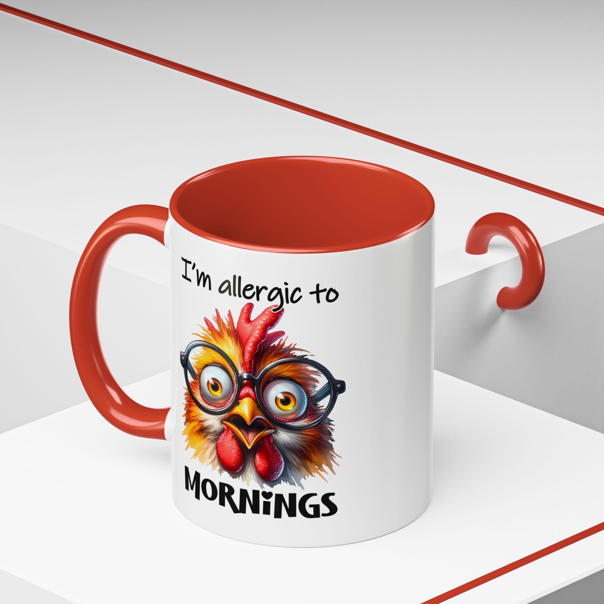 I’m Allergic to Mornings – Sleepy Humor Mug
