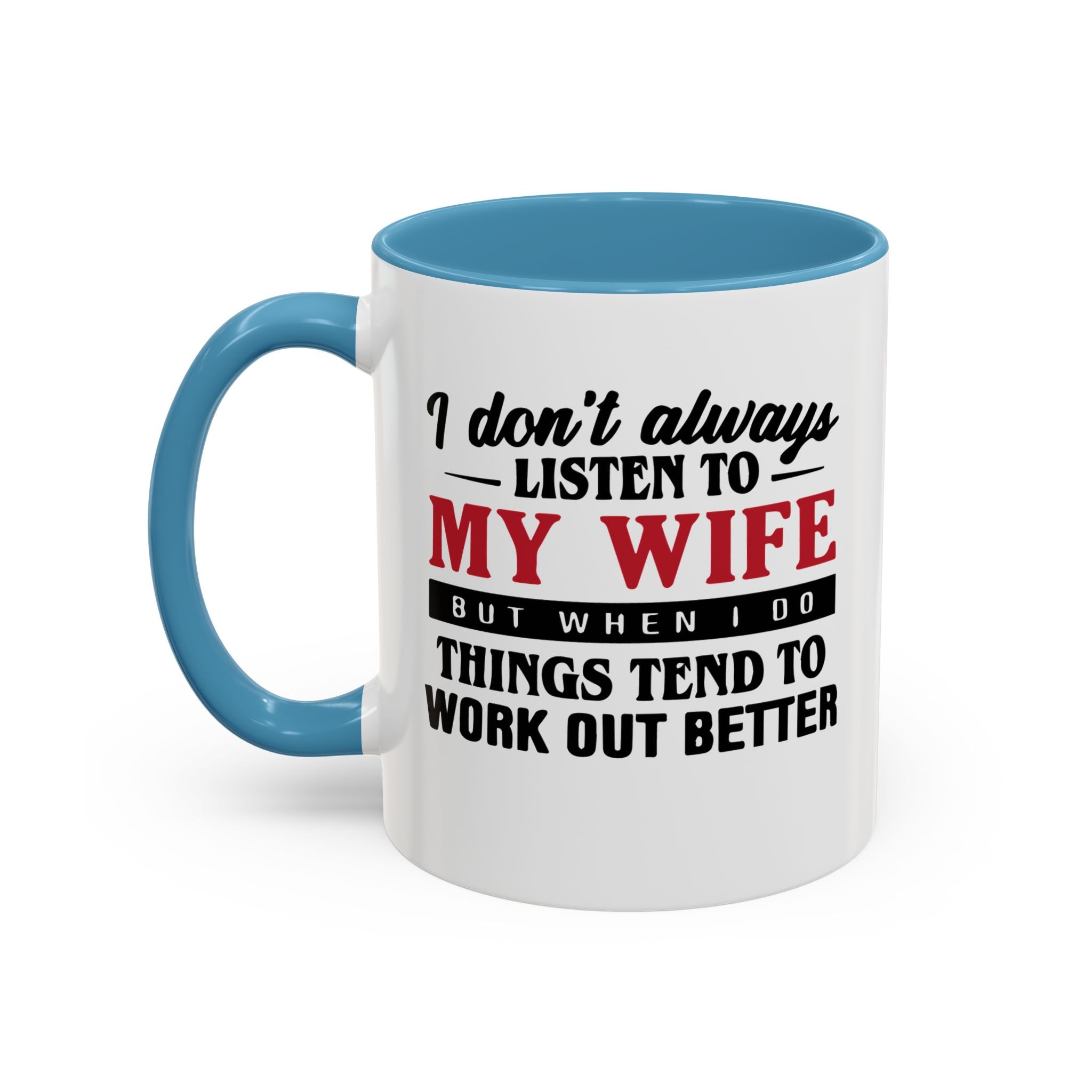 Funny Husband Coffee Mug – 11oz & 15oz Humor Quote, Colorful Interior