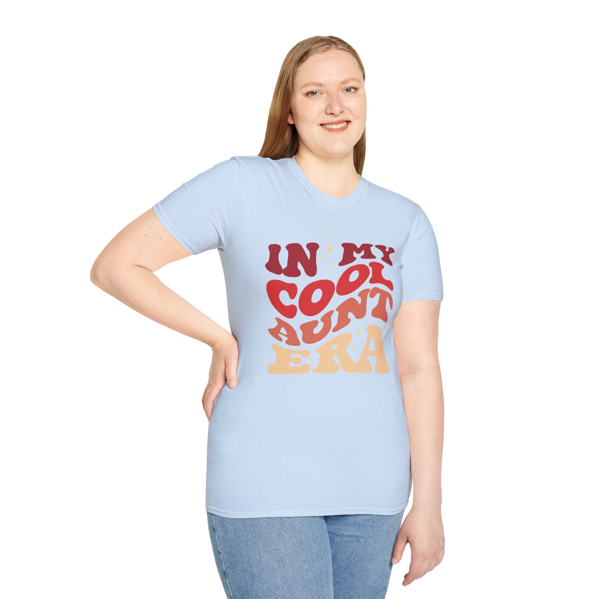 Cool Aunt T-Shirt – “In My Cool Aunt Era” Fun Auntie Gift Tee for Birthdays, Family Gatherings, and Everyday Wear