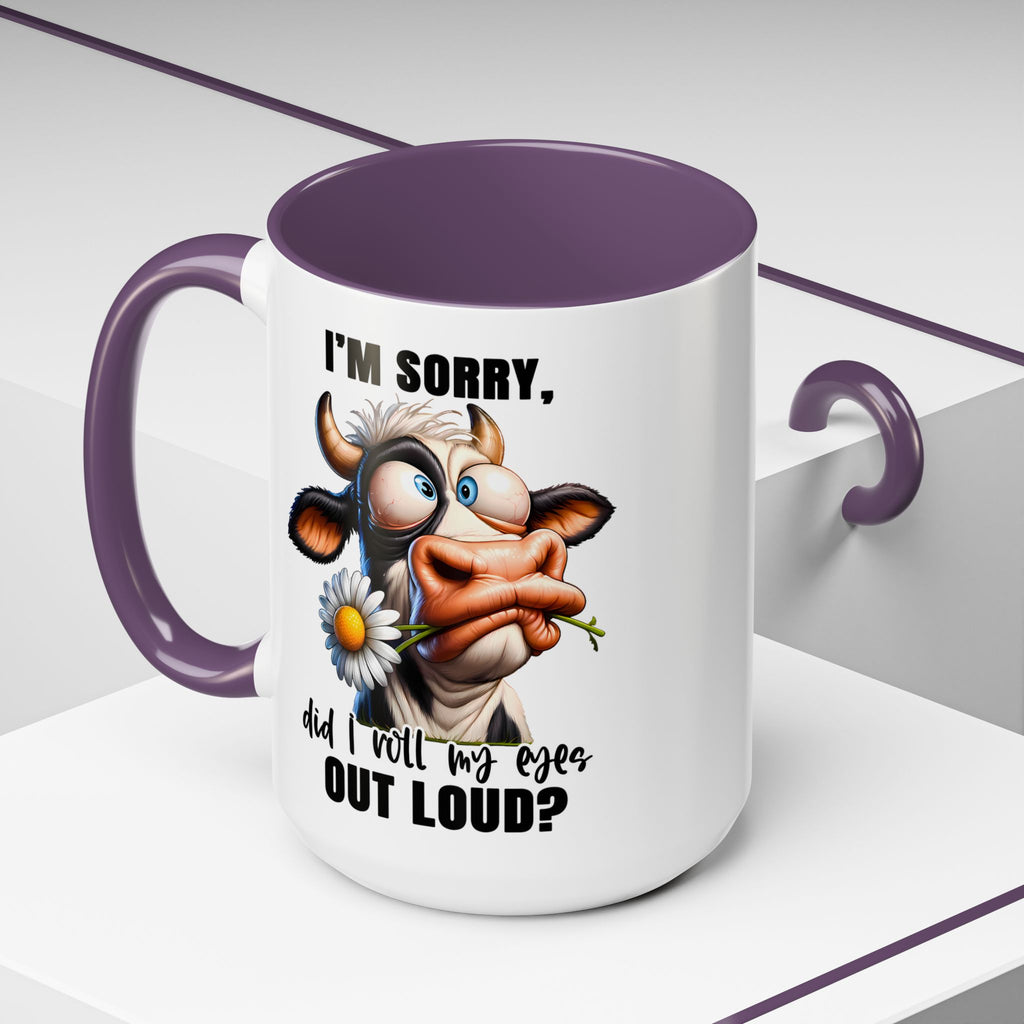 Sassy Cow Eye-Roll Mug