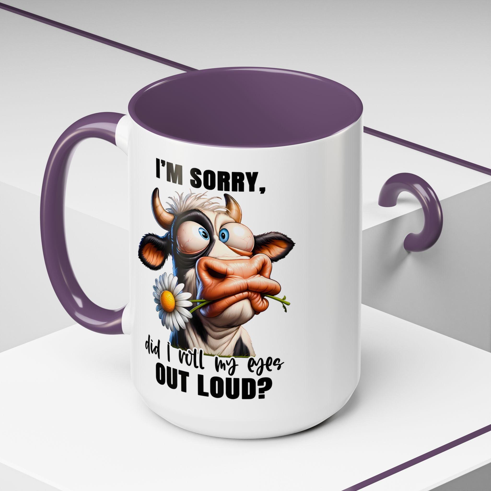 Sassy Cow Eye-Roll Mug