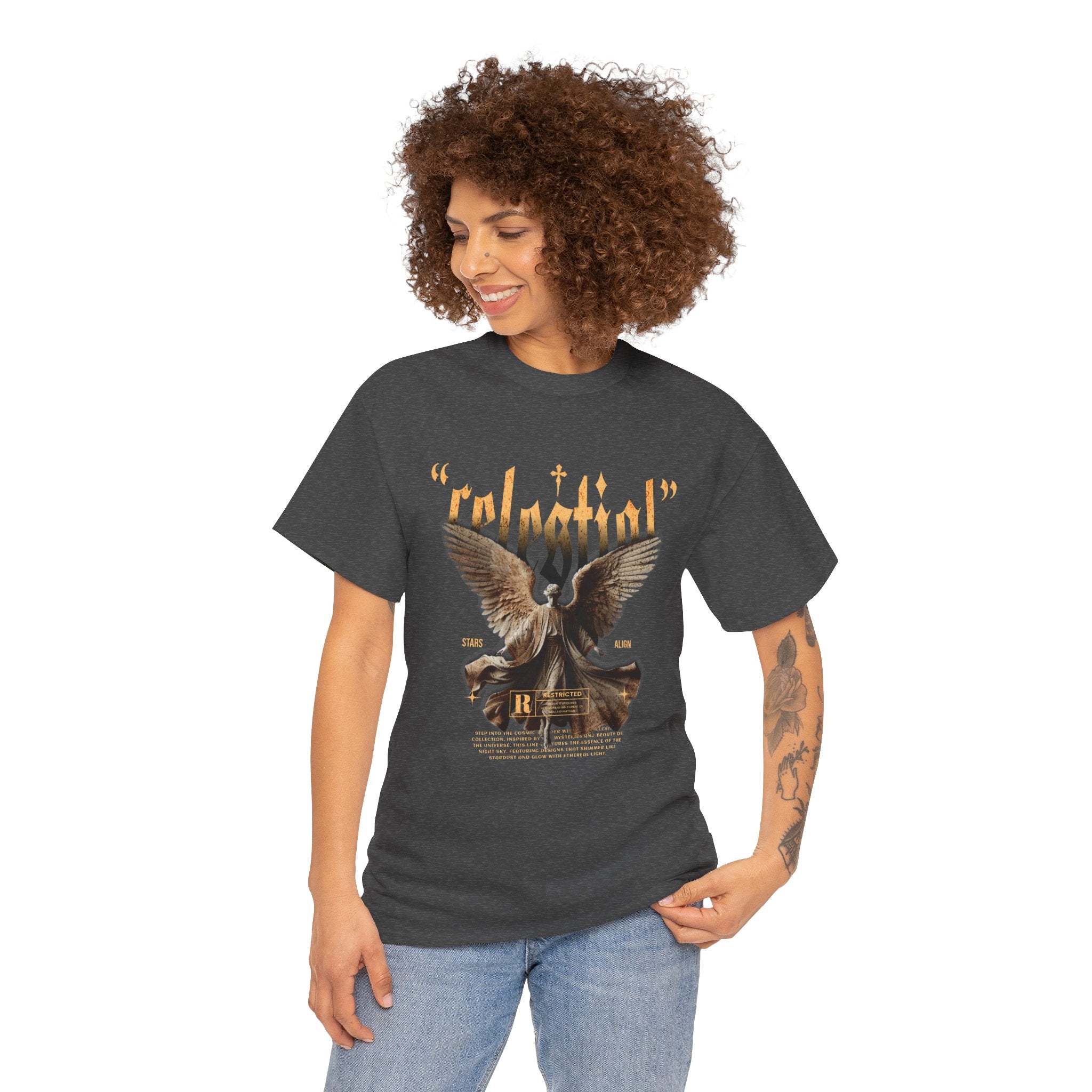 "Celestial Angel" - Divine Art & Streetwear Design